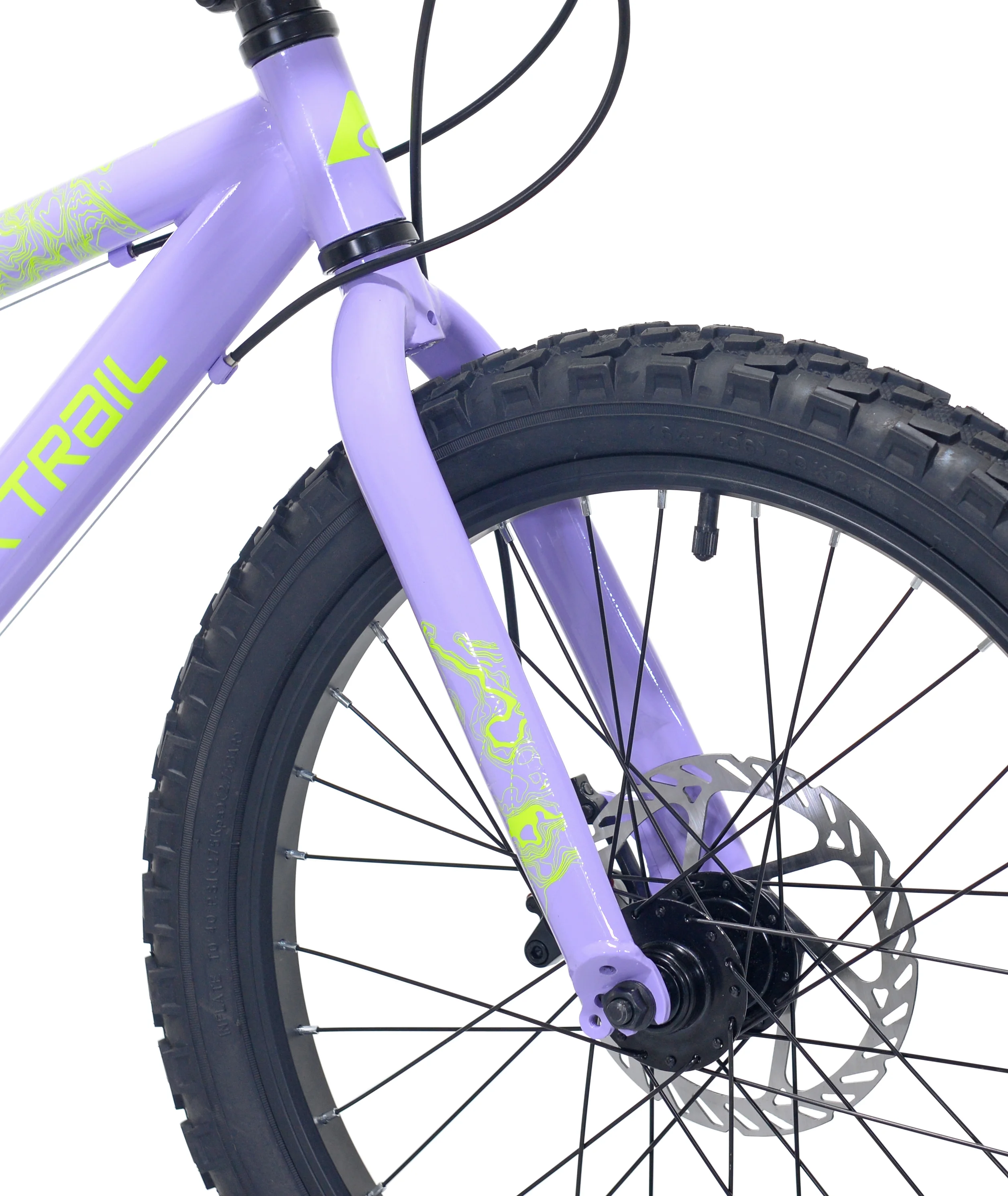 20" Ozark Trail Vibe Mountain Bicycle, 7 Speed, Fits Rider 3'11"-4'4", Purple, Teen, Unisex - Image 8