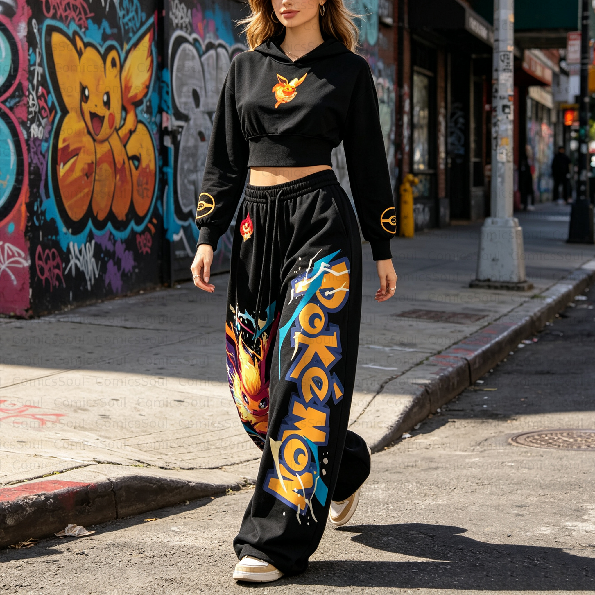 Pokémon Hoodie & Pants Two Piece Tracksuit Set 3051017 TeeThreads Sustain the Scene with Custom Apparel