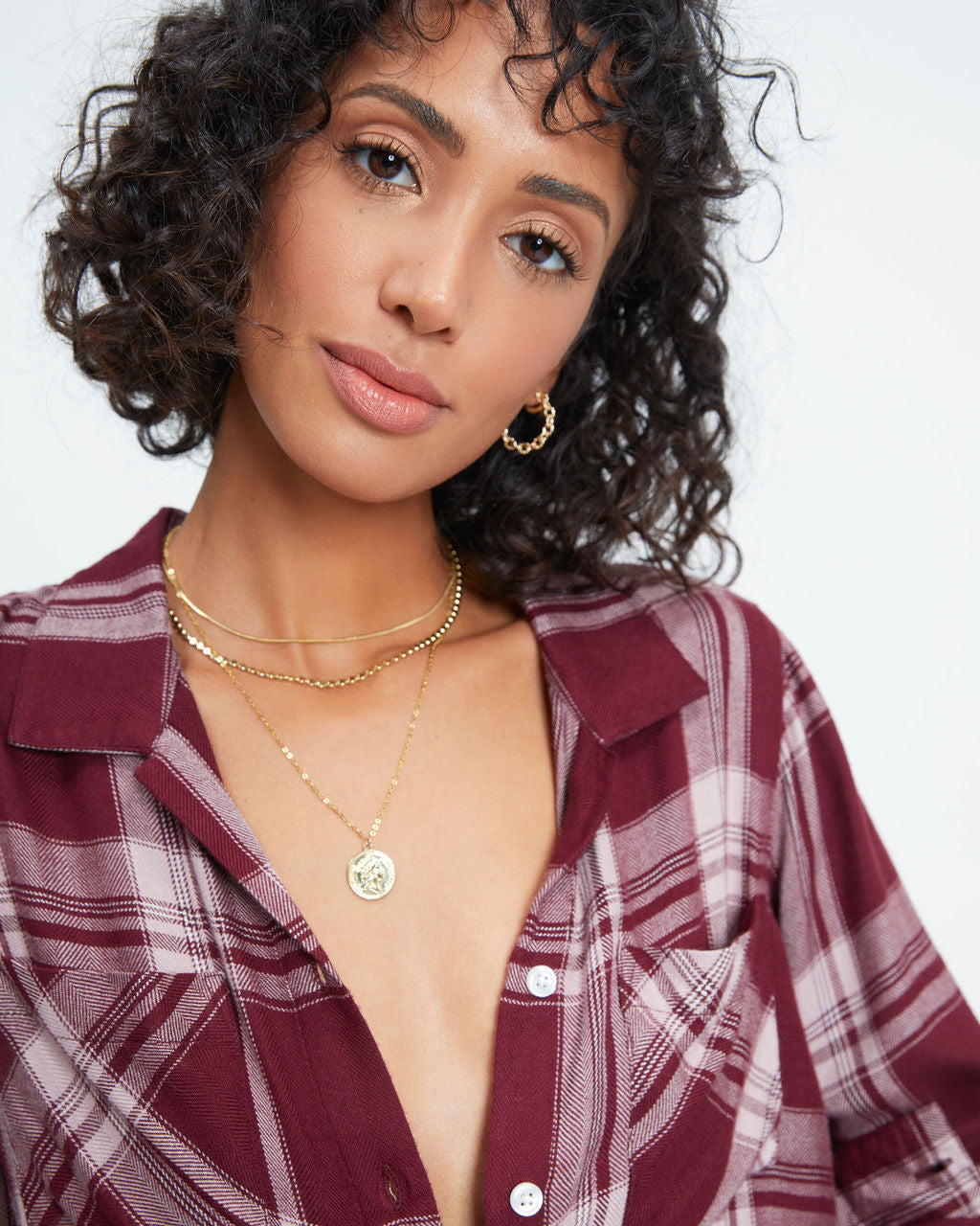 Vancouver Plaid Button Down Top - Se7enfashion