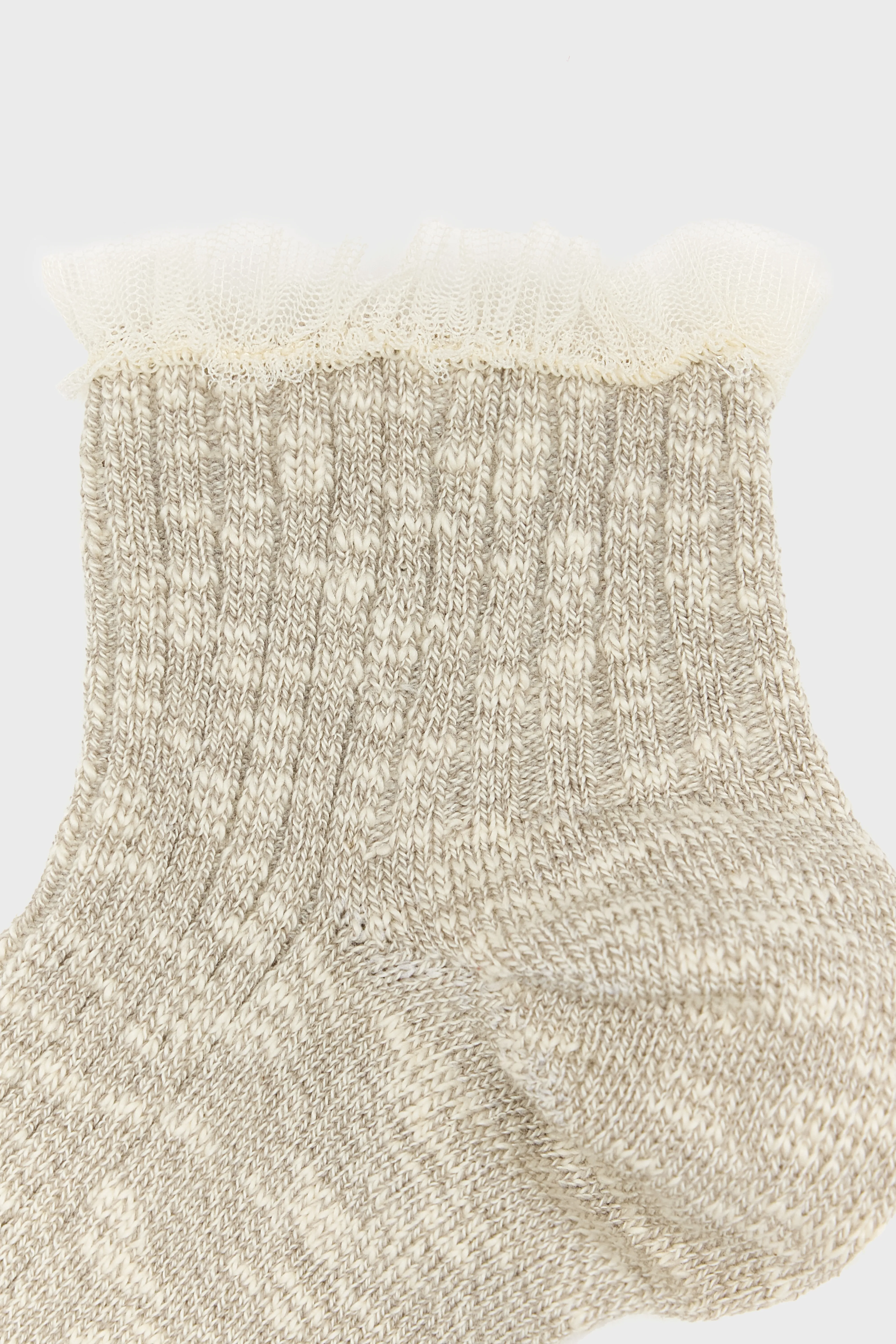 Bellerose Basoli ankle socks (261 / W / OYSTER)