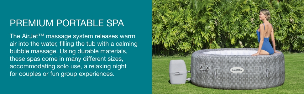 Honolulu SaluSpa Inflatable Round 6 Person-4