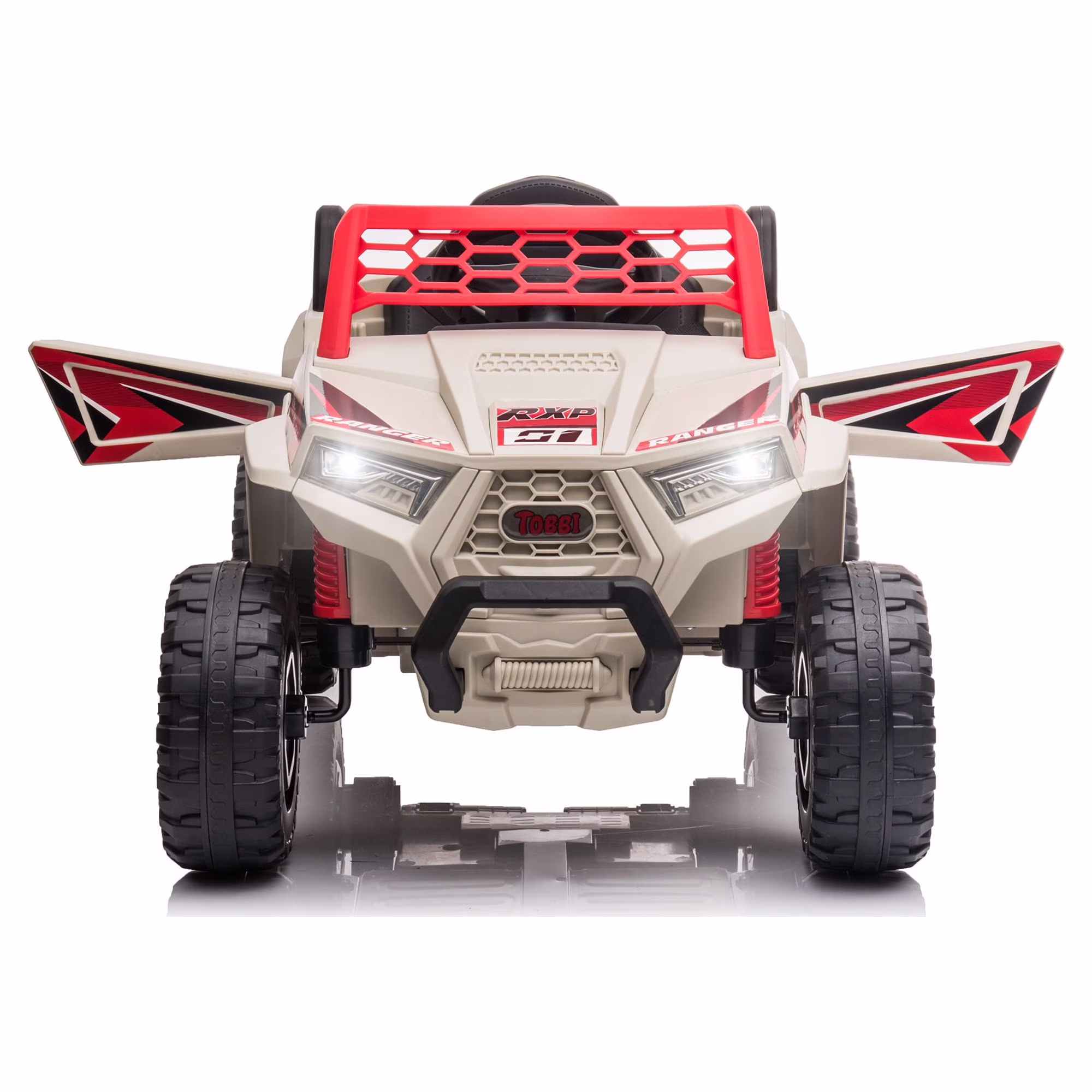TOBBI 12V Kids Electric off-Road UTV Truck Car Battery Powered Ride on Toys for Girls with LED Headlights, Music, Horn - Image 7