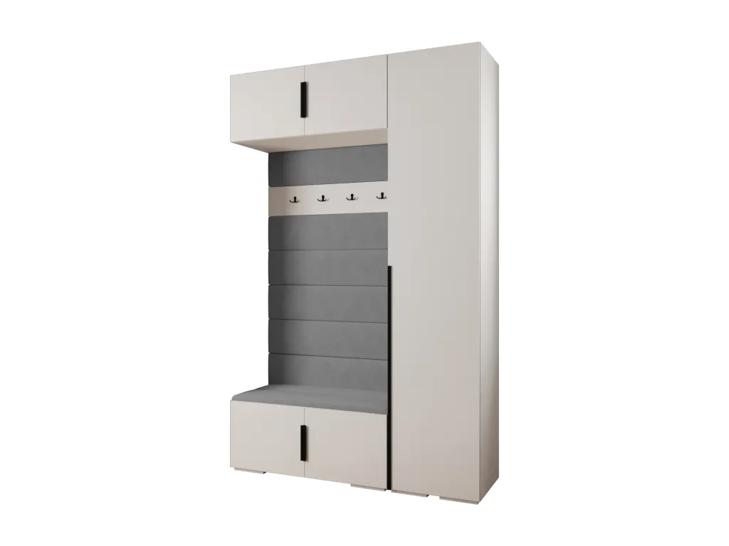 Hogarmini 1 armario con puertas batientes 236.7/150/47 uvms10366