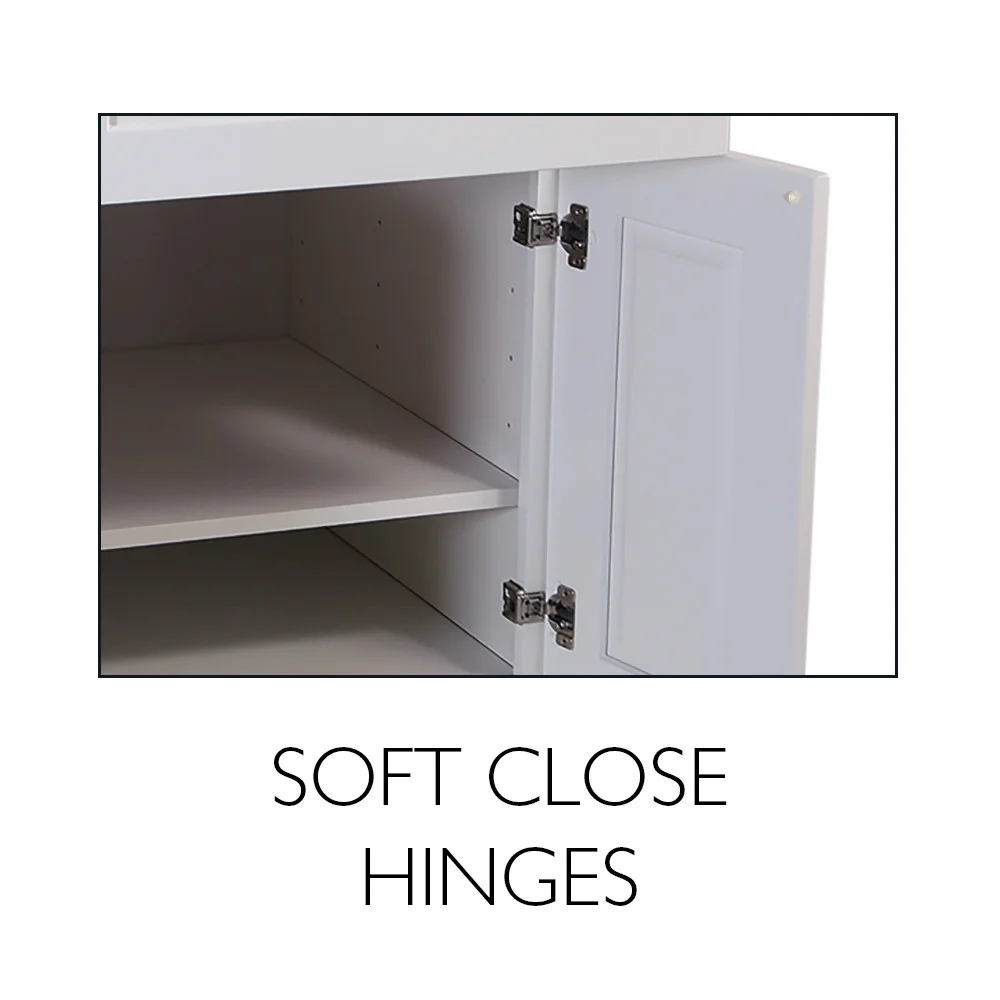 Design House Brookings Ready to Assemble Wood Shaker 2-Door and 2-Drawer Kitchen Base Cabinet (48 x 34.5 x 24), Sherwin Williams? White - Image 20