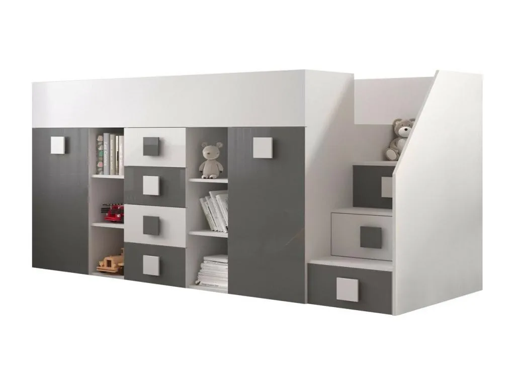 Litera Patriciabaezcasa 366 Individuales Gris 90x200 Aglomerado laminado Somieres 94x249cm