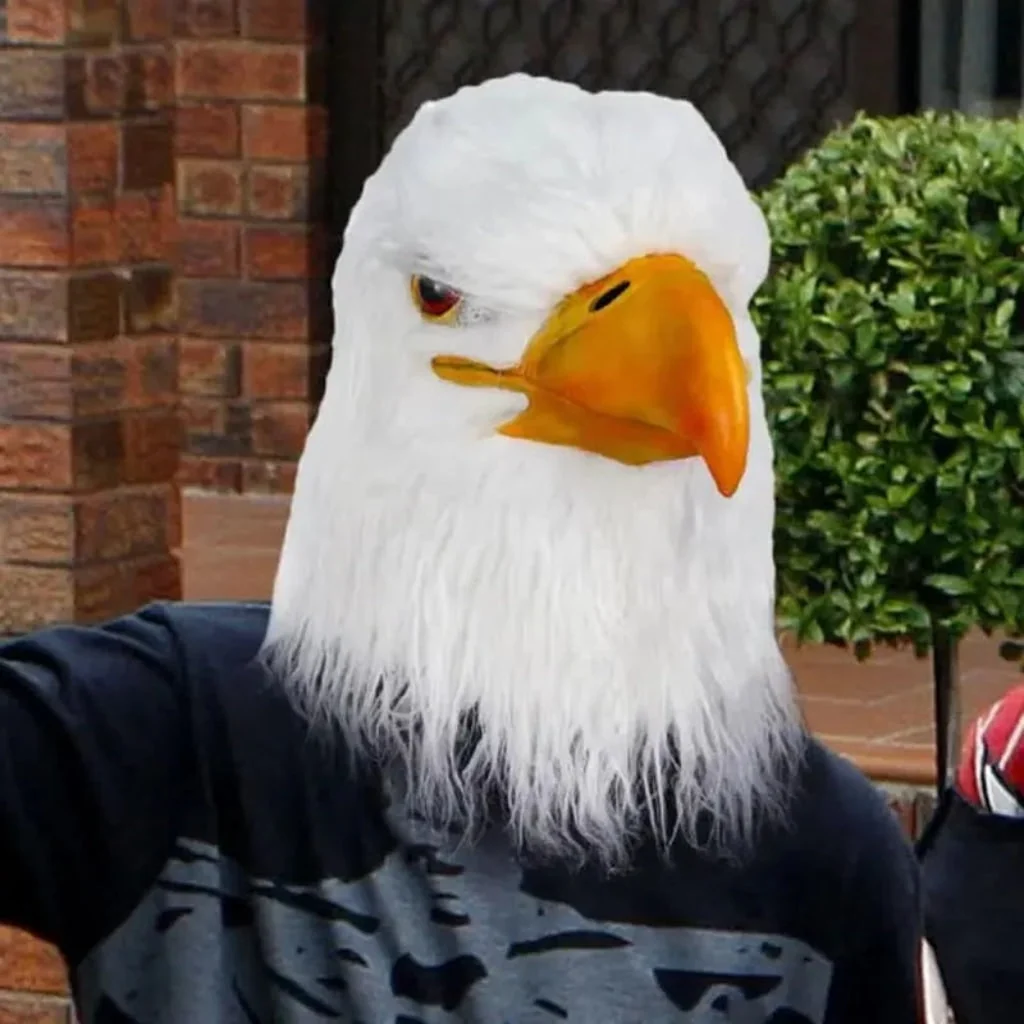 Halloween Costumes Animal Mask Eagle Head Design - Image 3 Halloween Costumes Animal Mask Eagle Head Design - Image 3