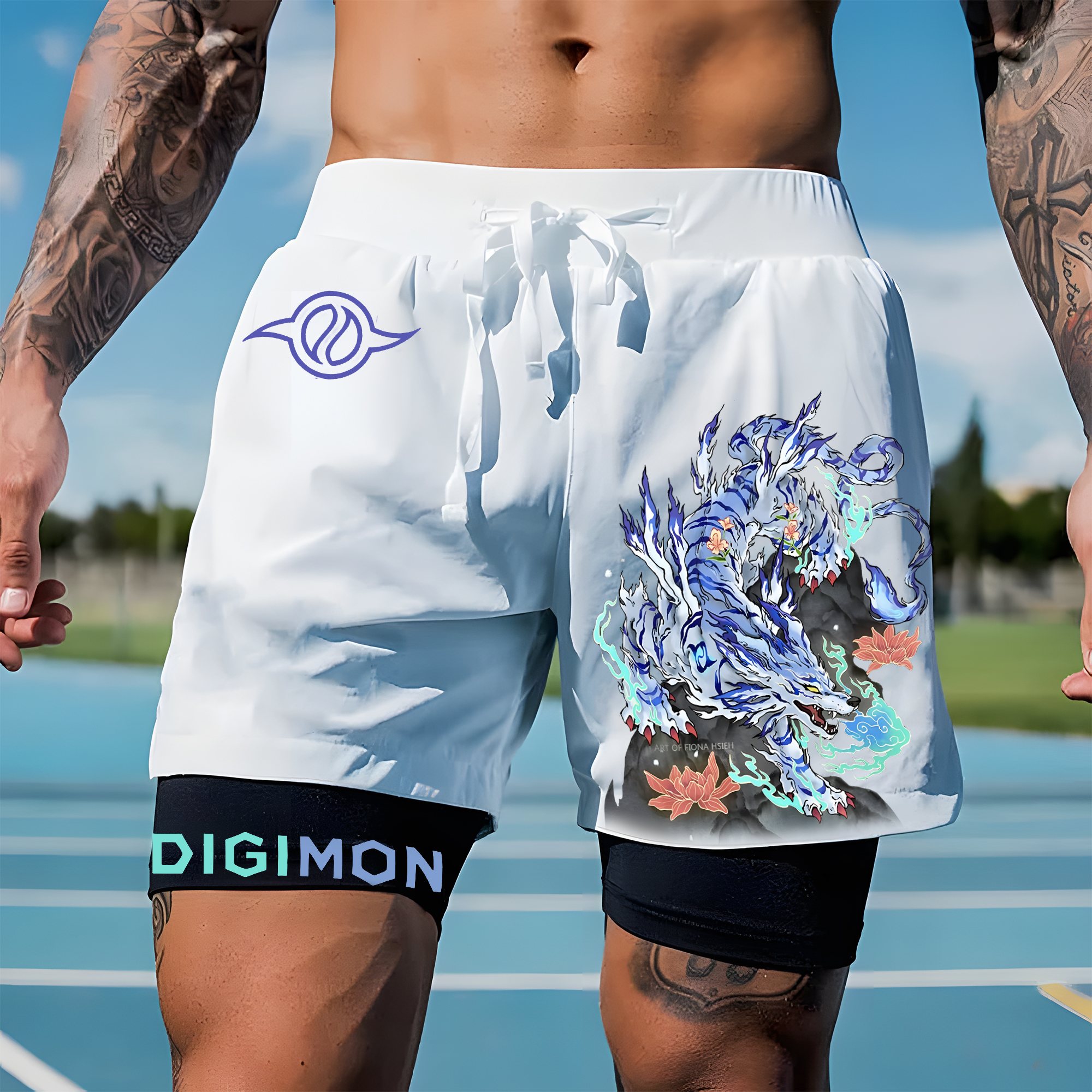 Unisex  “Comicssoul” Casual Anime Streetwear Shorts