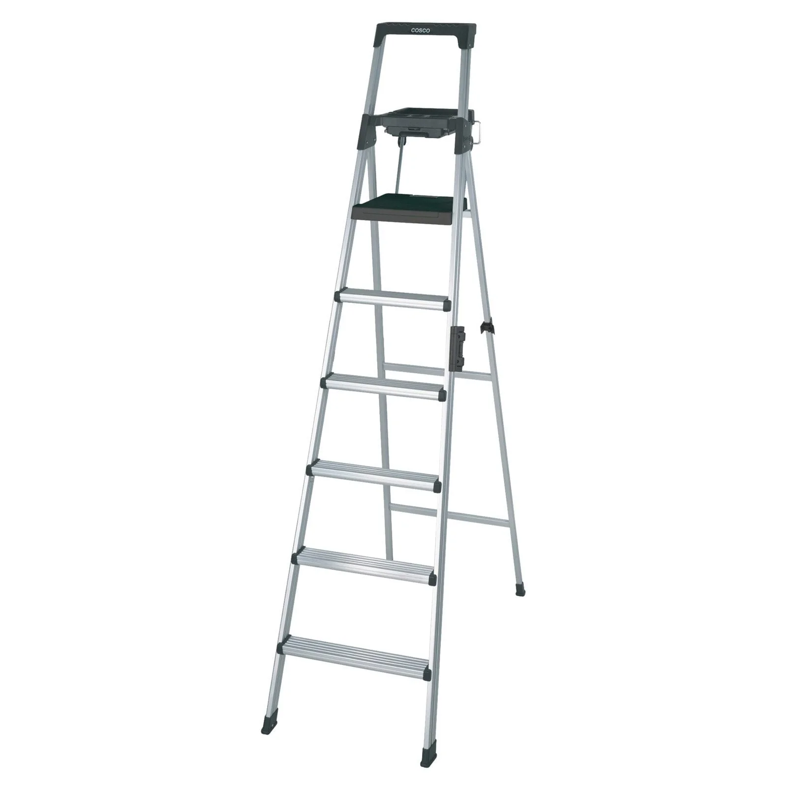 Cosco 8 Ft. Signature Series Aluminum Folding Step Ladder 300 Lb. Type IA (12 Ft. Max Reach) - Image 5