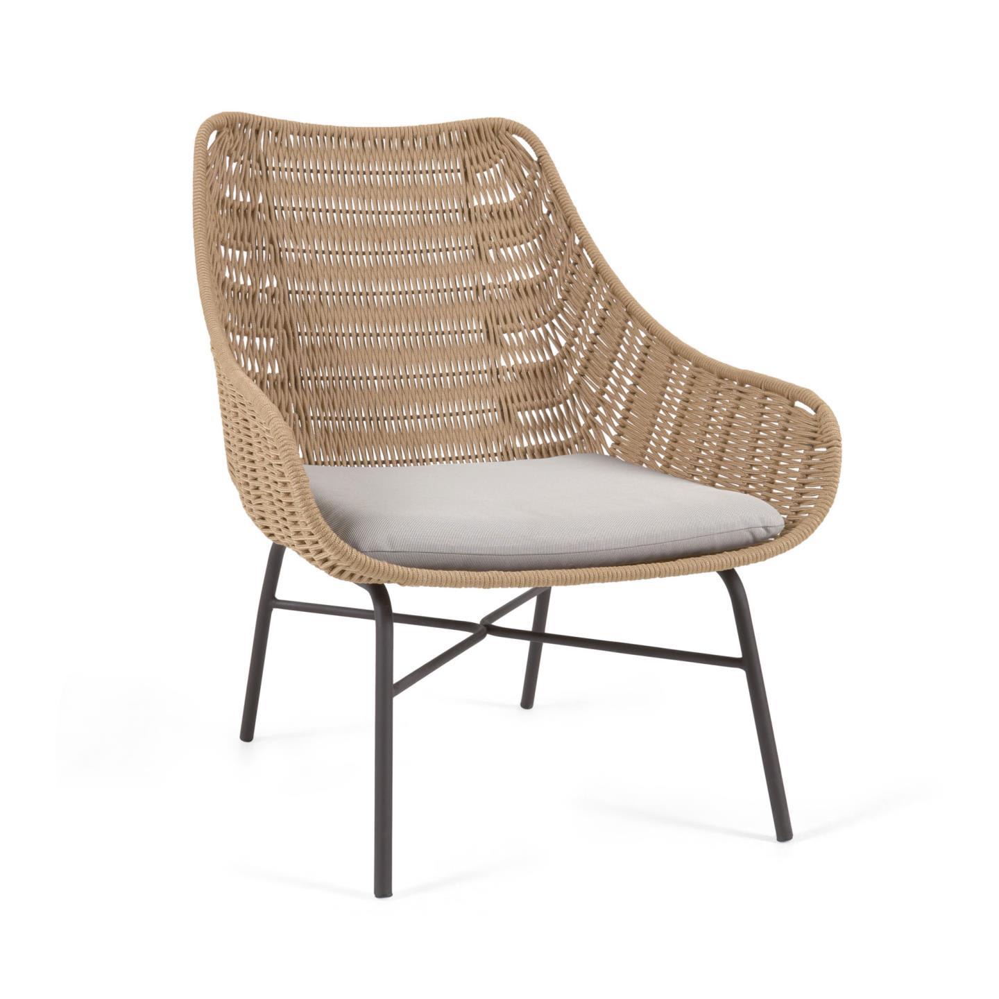 Kave Home - Abeli beige touw stoel