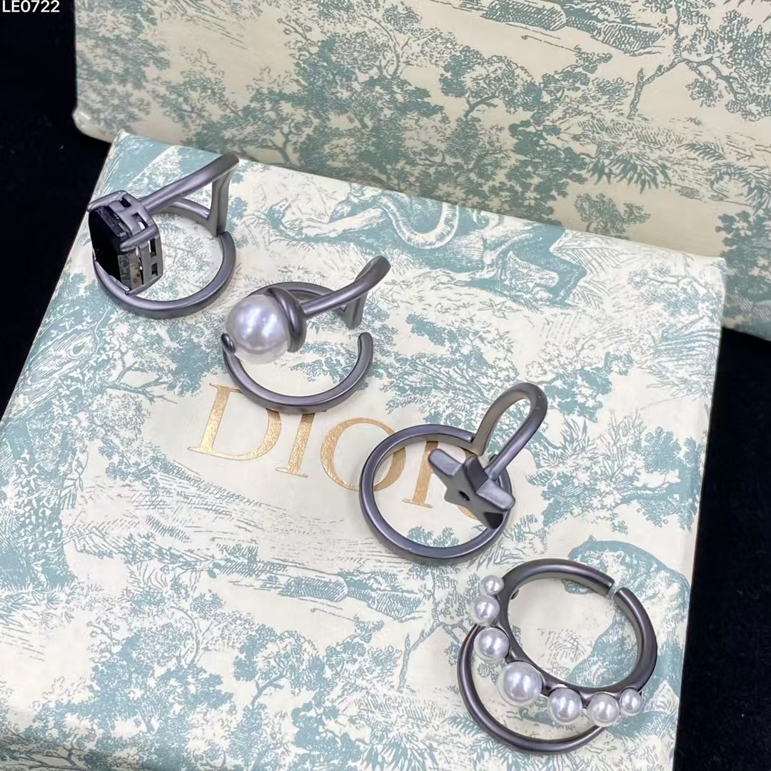 Dior Funny Knuckle Rings - 4 Pieces - Original Replica Club