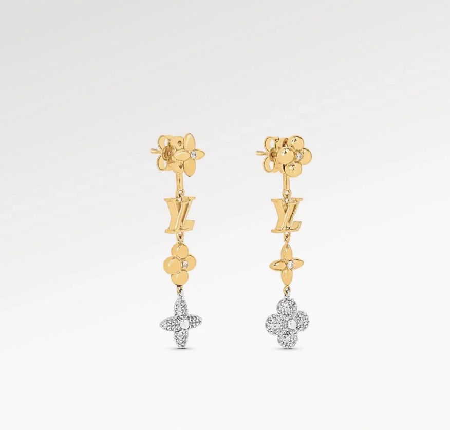 Louis Vuitton 2 Wear Ways Tassel Stud Earrings - Original Replica Club