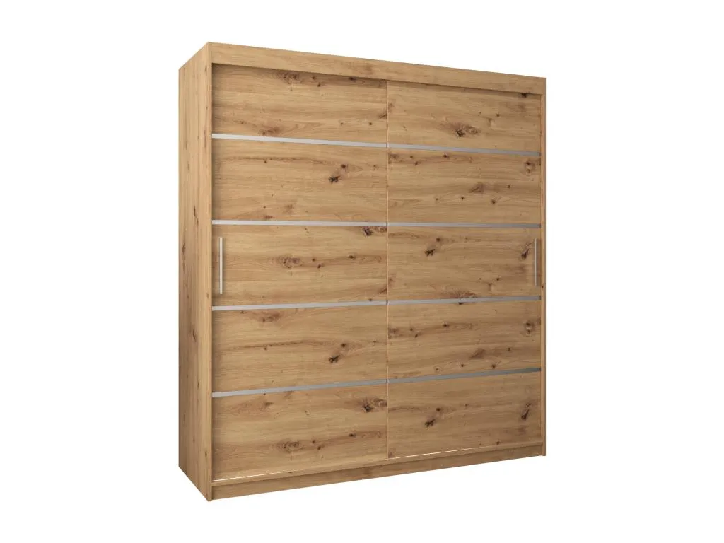 ARMARIO Hogarve 1 DE PUERTAS CORREDERAS 200/180/62 2 puertas (artisan/artisan) dmbo12490
