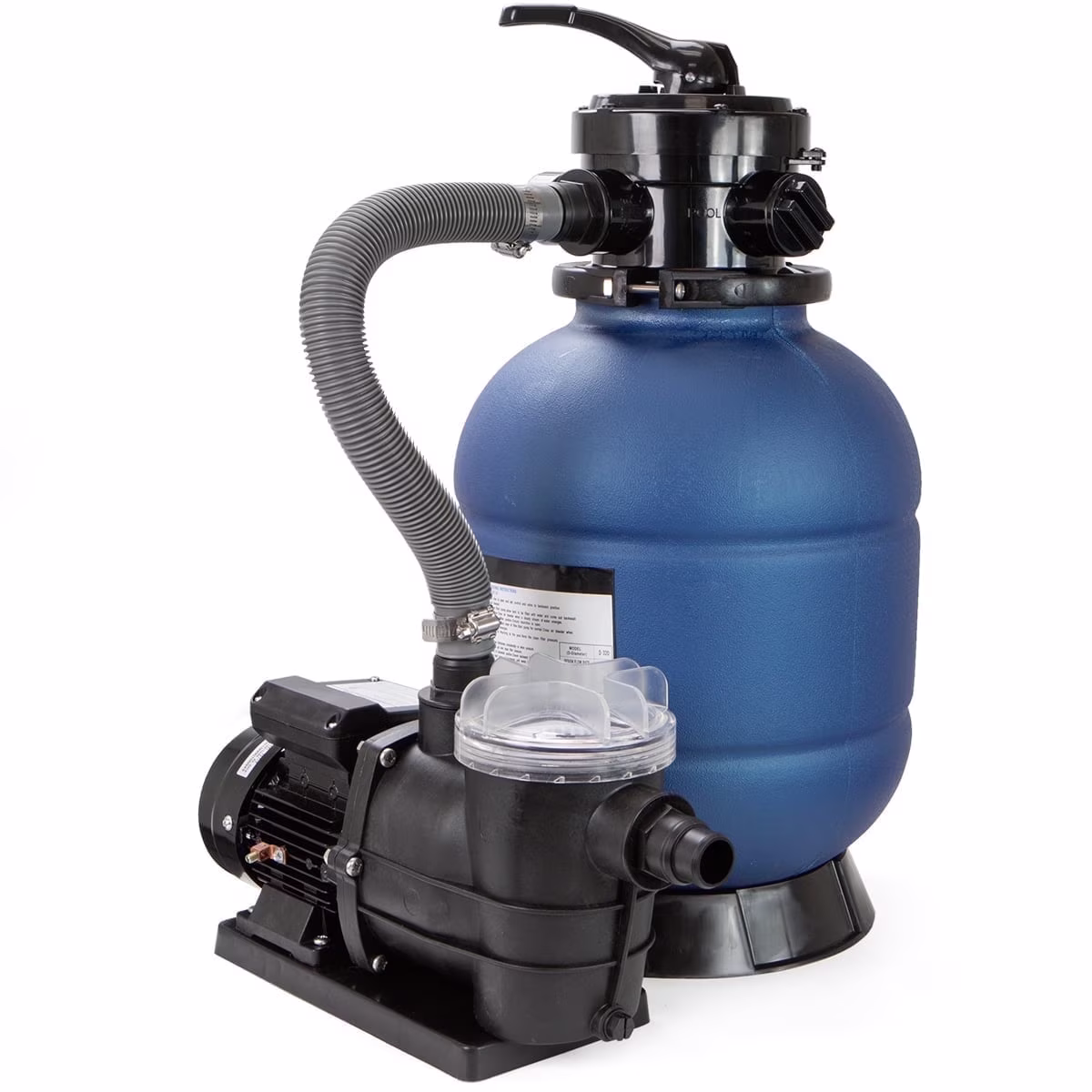 Xtremepowerus 13" Sand Filter Pump, 2400 GPH Xtreme Power Pool Pump for Above Ground Pools, .75hp