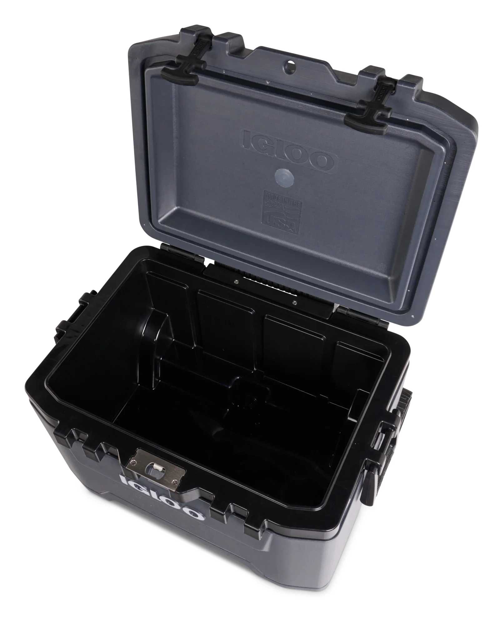 Igloo 52 QT Overland Ice Chest Cooler with Wheels, Gray - Image 2
