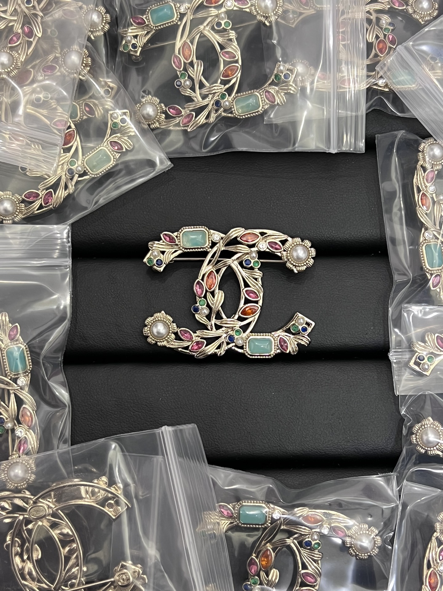 Chanel Colorful Gem Brooch - Original Replica Club
