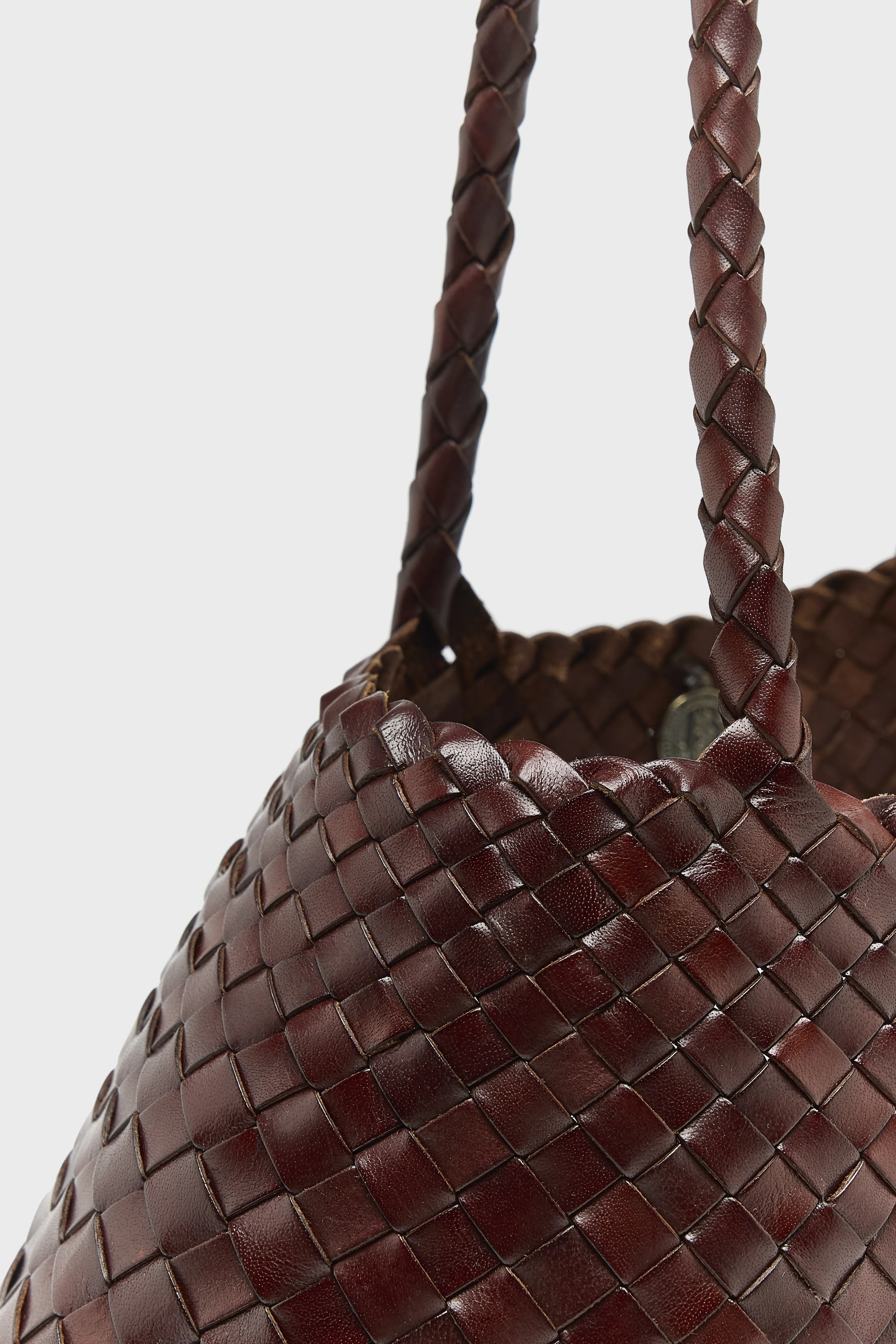 Bellerose Santa Croce Big Woven Leather Bag  (261 / W / GREEN)