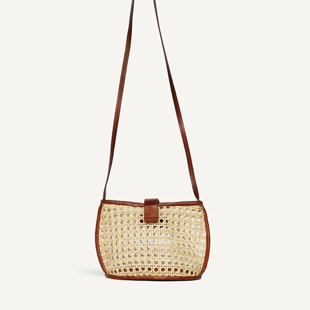 Bembien - Sac Paola - Raphia Sienne