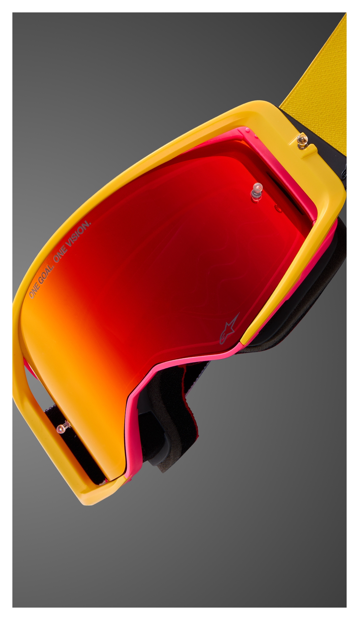 SportsBikeShop Alpinestars Supertech Corp Goggles - Mirror Lens