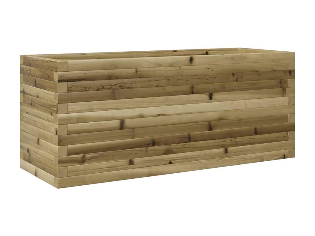 Jardinera de madera de pino impregnada 110x40x46 cm