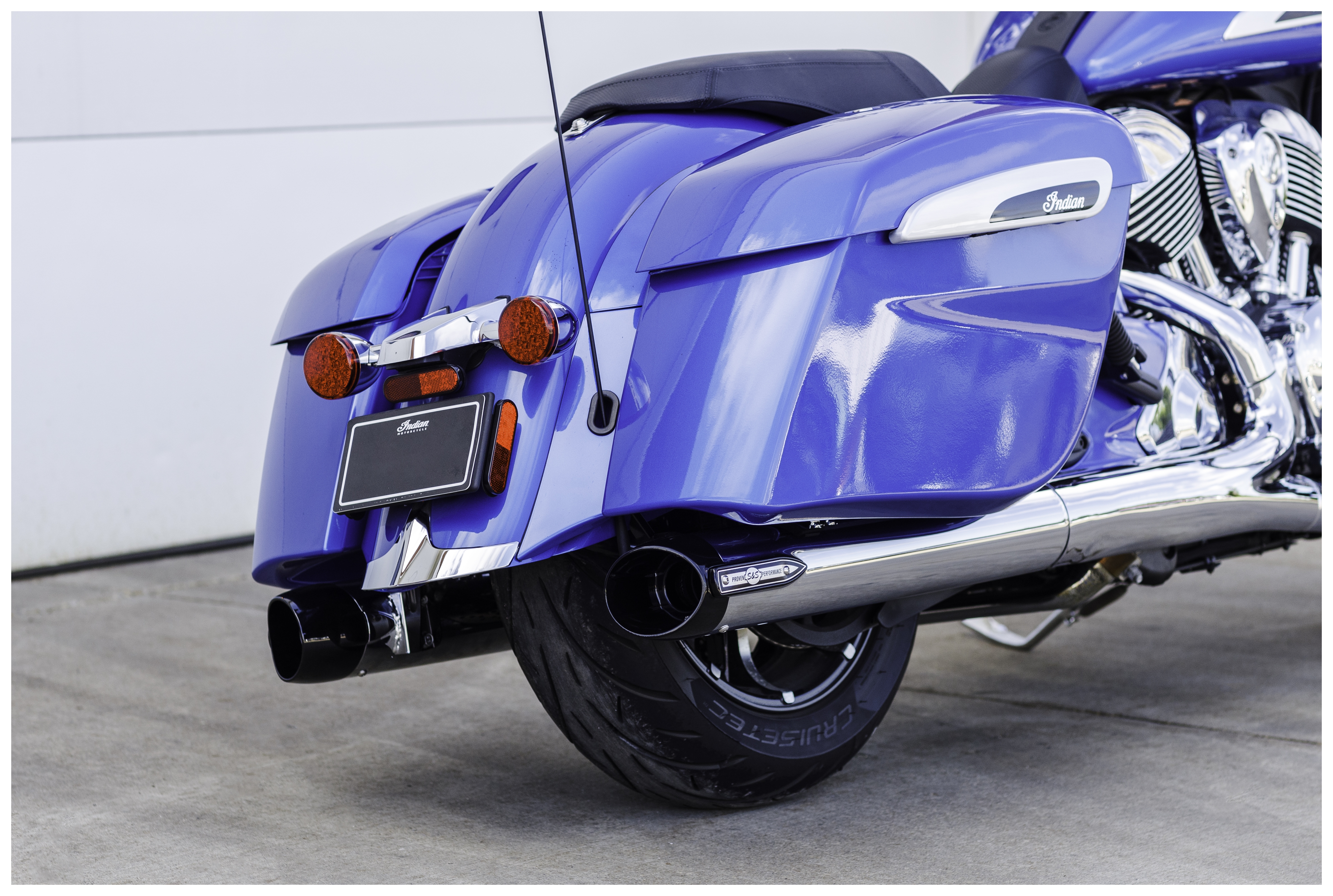 SportsBikeShop S&S Cycle Broadhead Slip-On Mufflers For Indian Touring 2014-2025