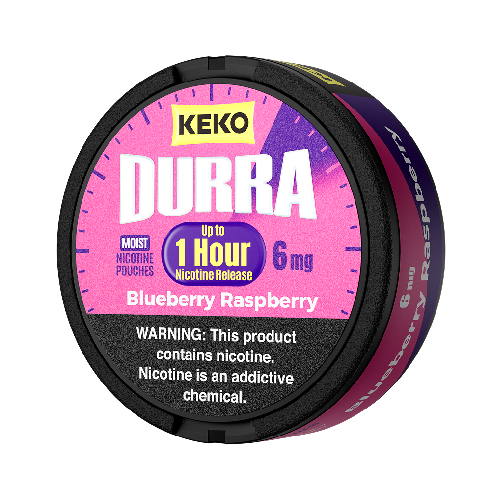 KEKO DURRA Nicotine Pouches Blueberry Raspberry