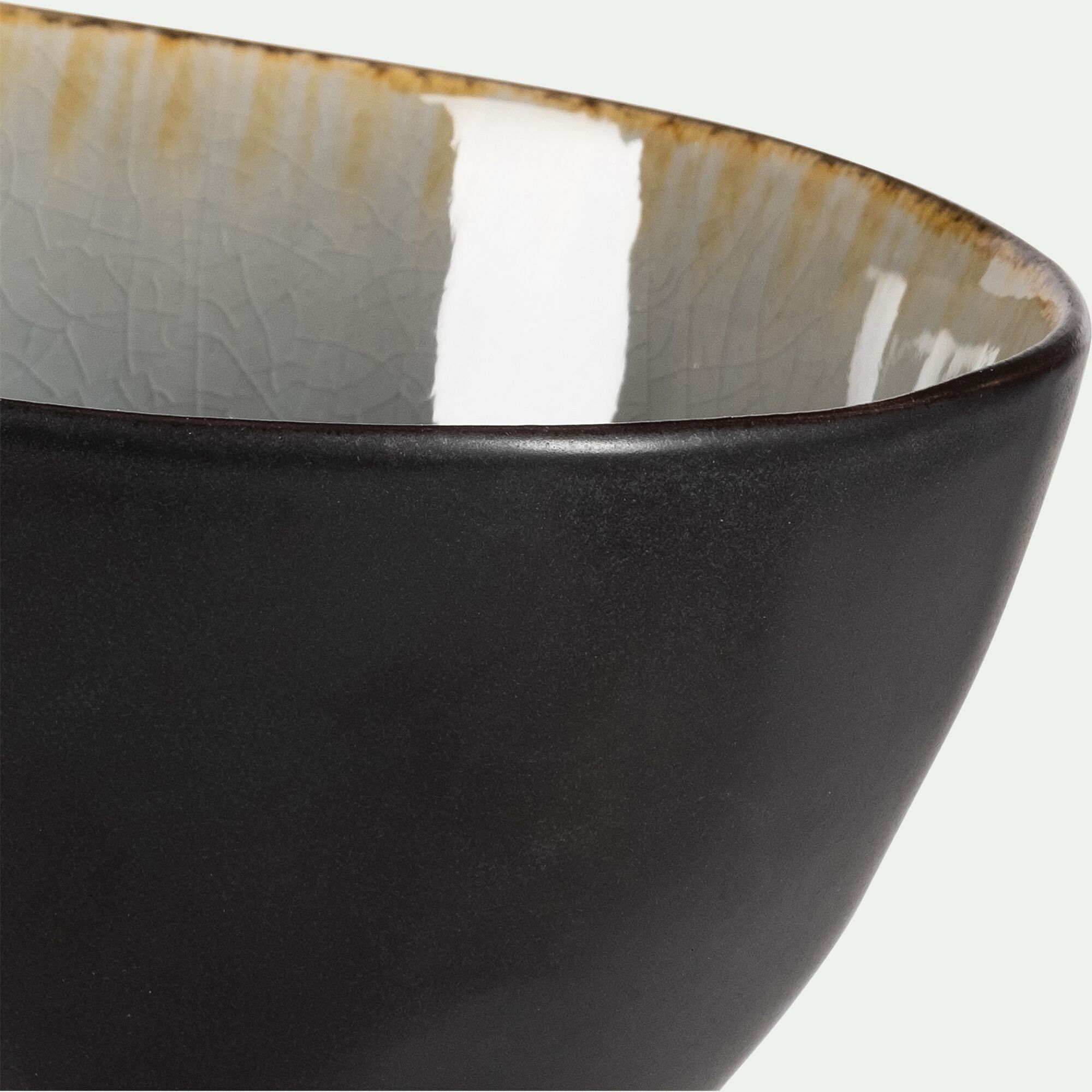 SELIME - Coupelle en grès réactif D15,5cm - gris