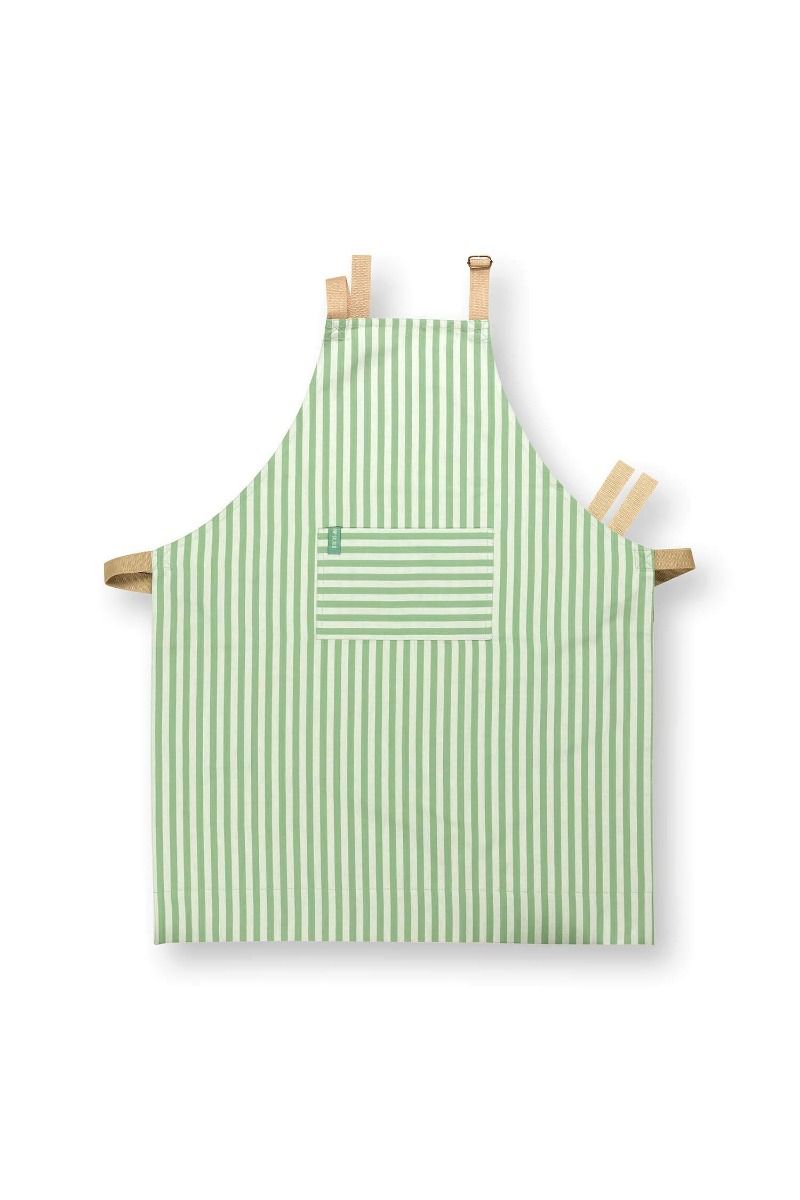 Apron Stripes Light Green
