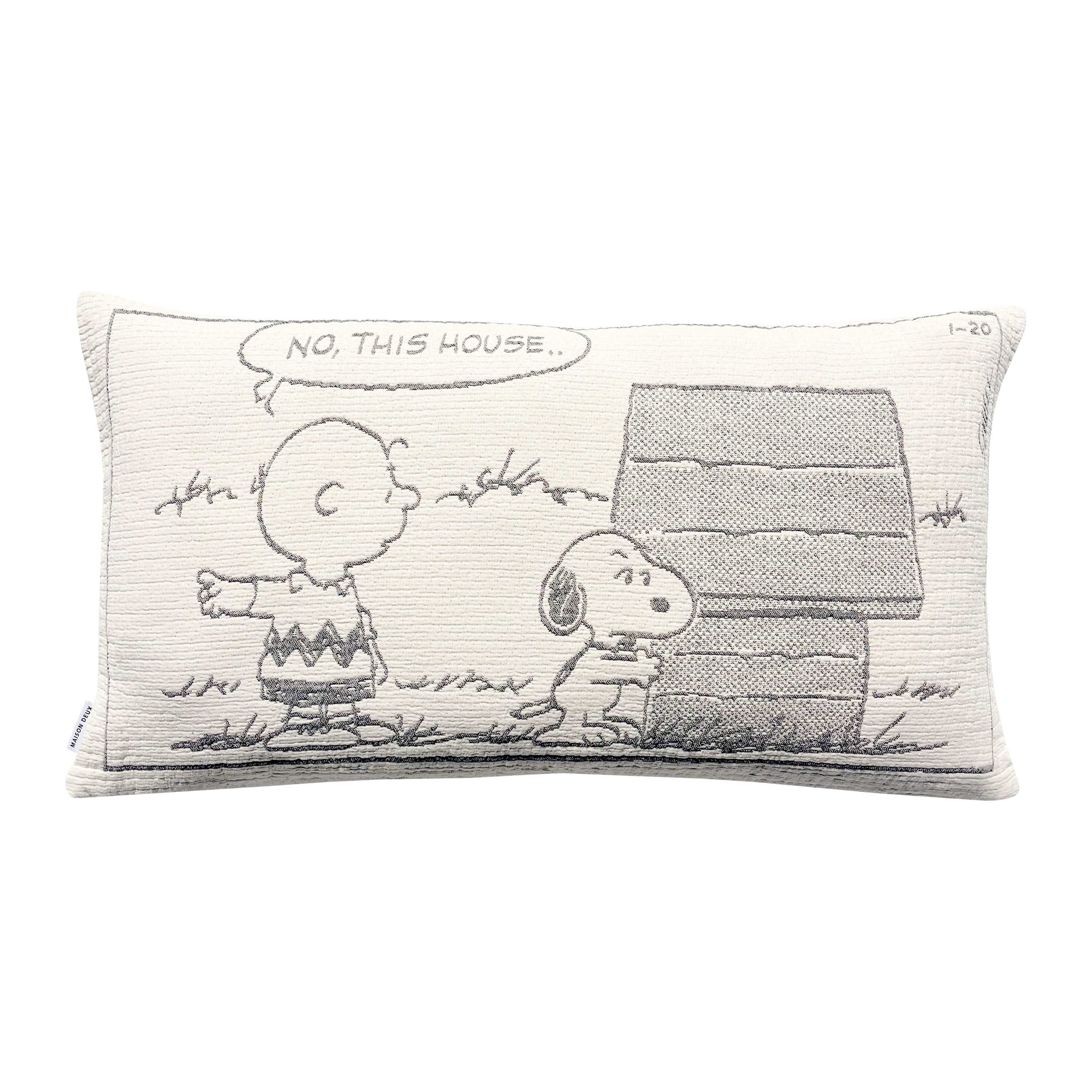 Maison Deux Peanuts Kussenhoes - Pas op het Huis