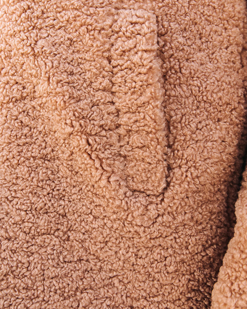 Melbourne Pocketed Teddy Coat - Camel - Se7enfashion
