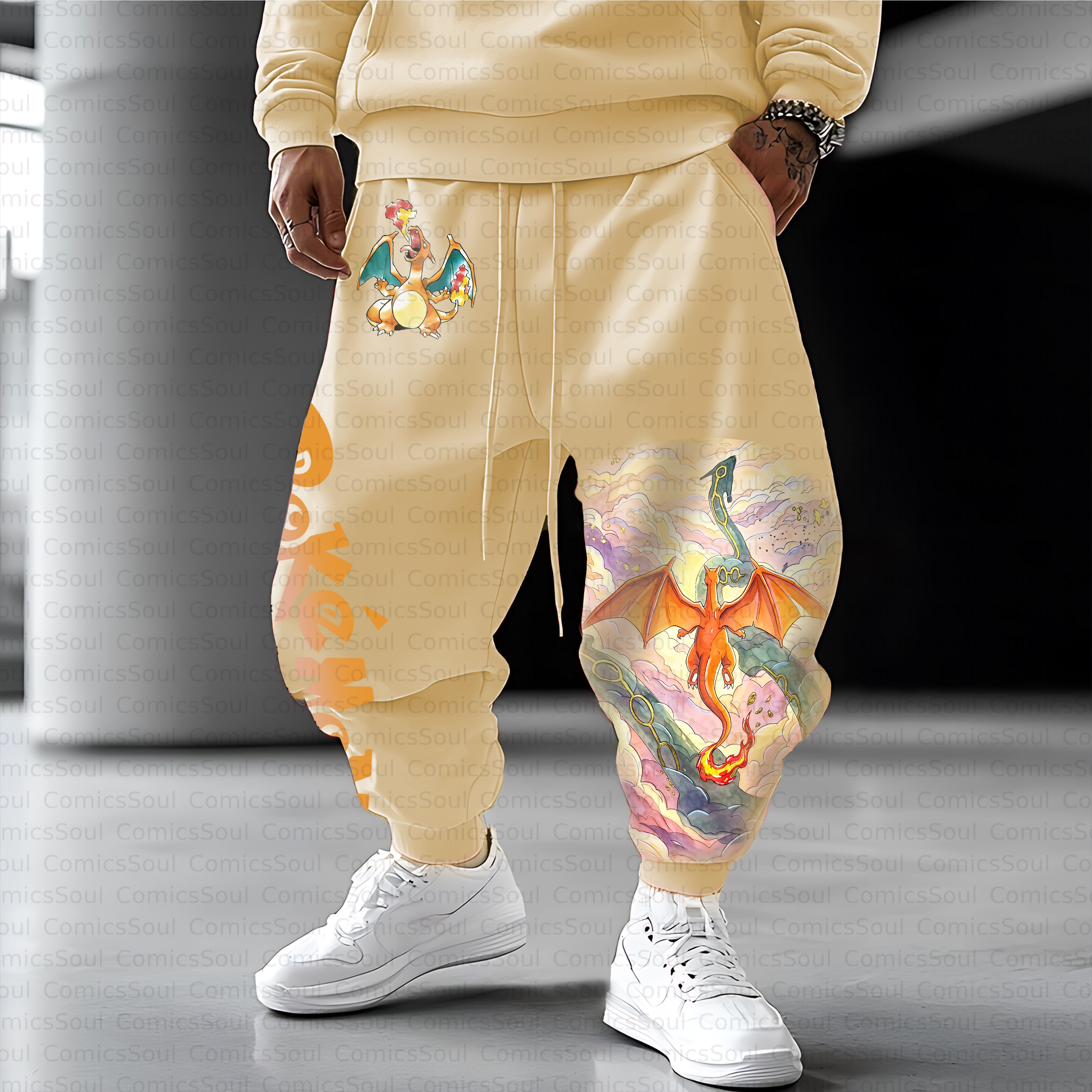 Unisex Casual Anime Streetwear Pant