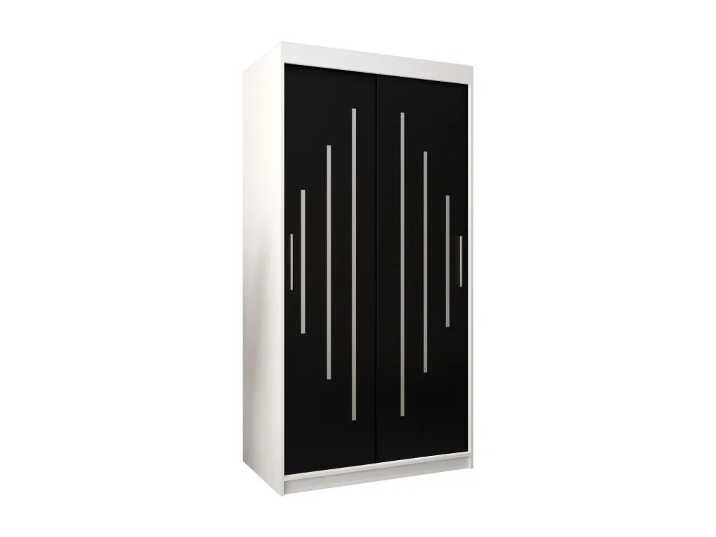 ARMARIO Homepleno DE PUERTAS CORREDERAS 200/100/62 2 puertas (blanco/negro) 22445siae