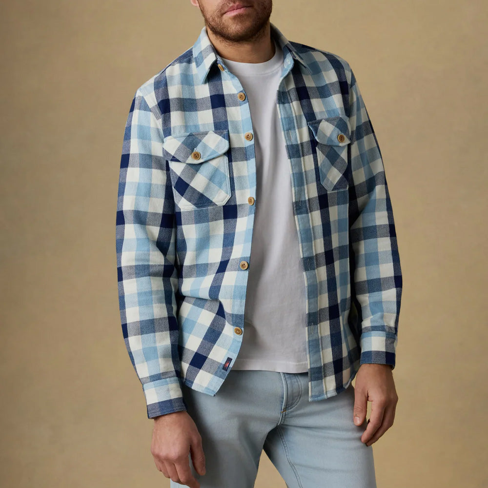 Faherty - Surchemise Indigo - Indigo Island
