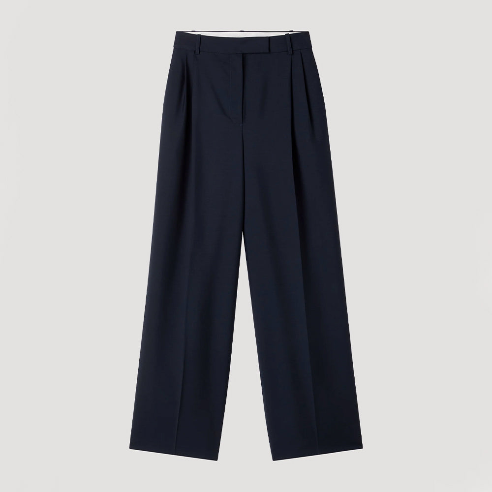 Rohe - Pantalon Tailleur Midwaist - Marine