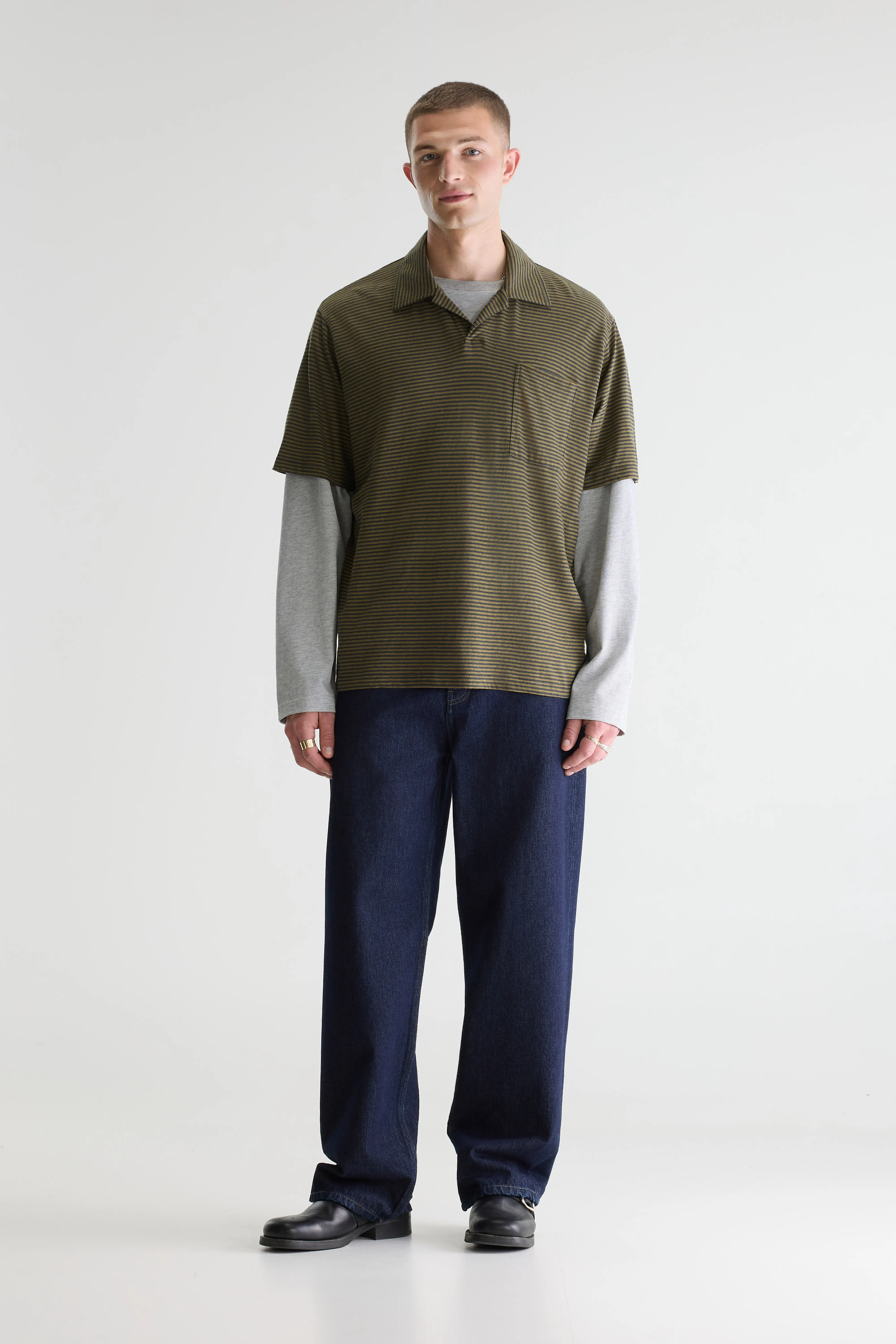 Bellerose Videop relaxed striped polo (261 / M / STRIPE A)