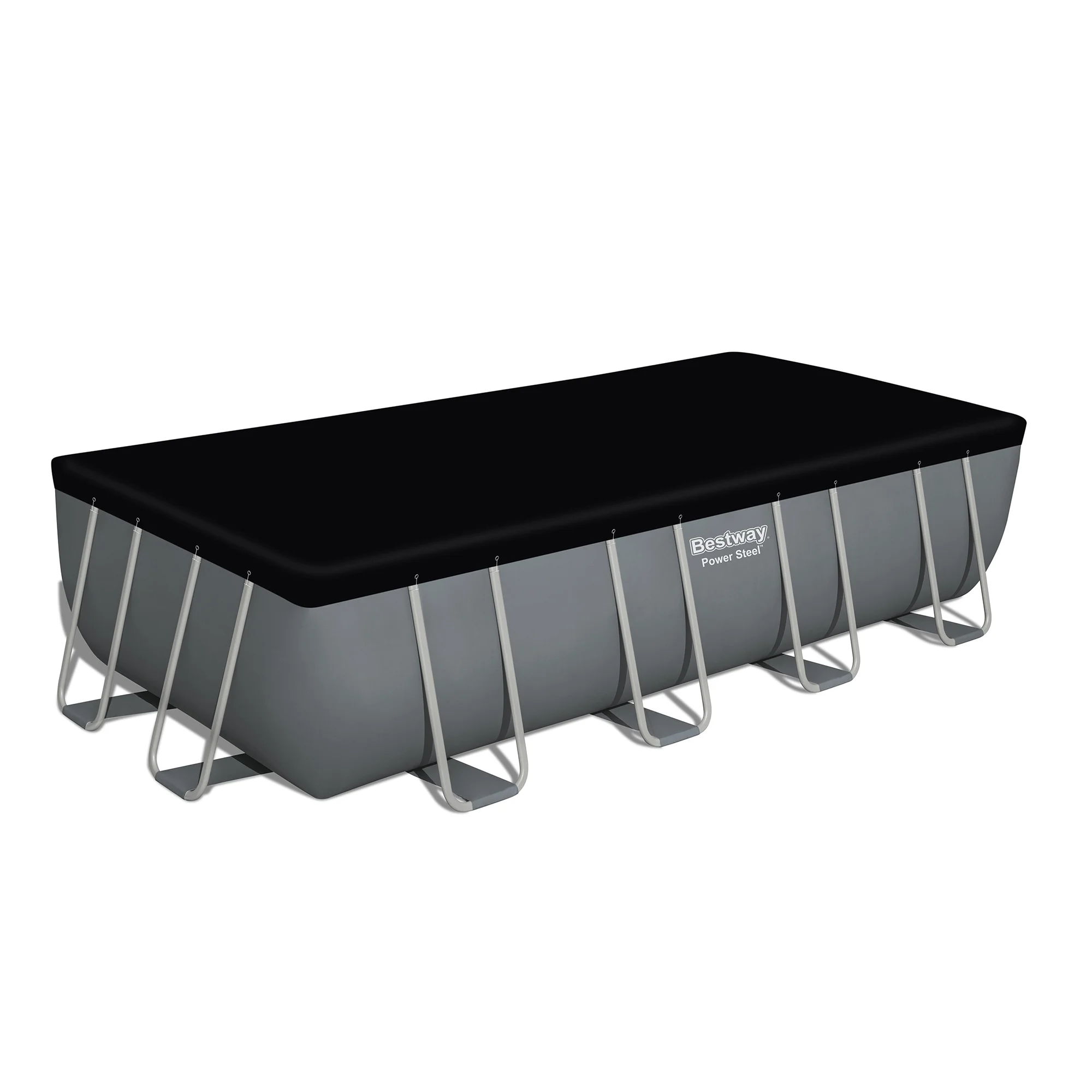Bestway 24' x 12' x 52" Rectangular Frame Above Ground Swimming Pool Set - Image 35
