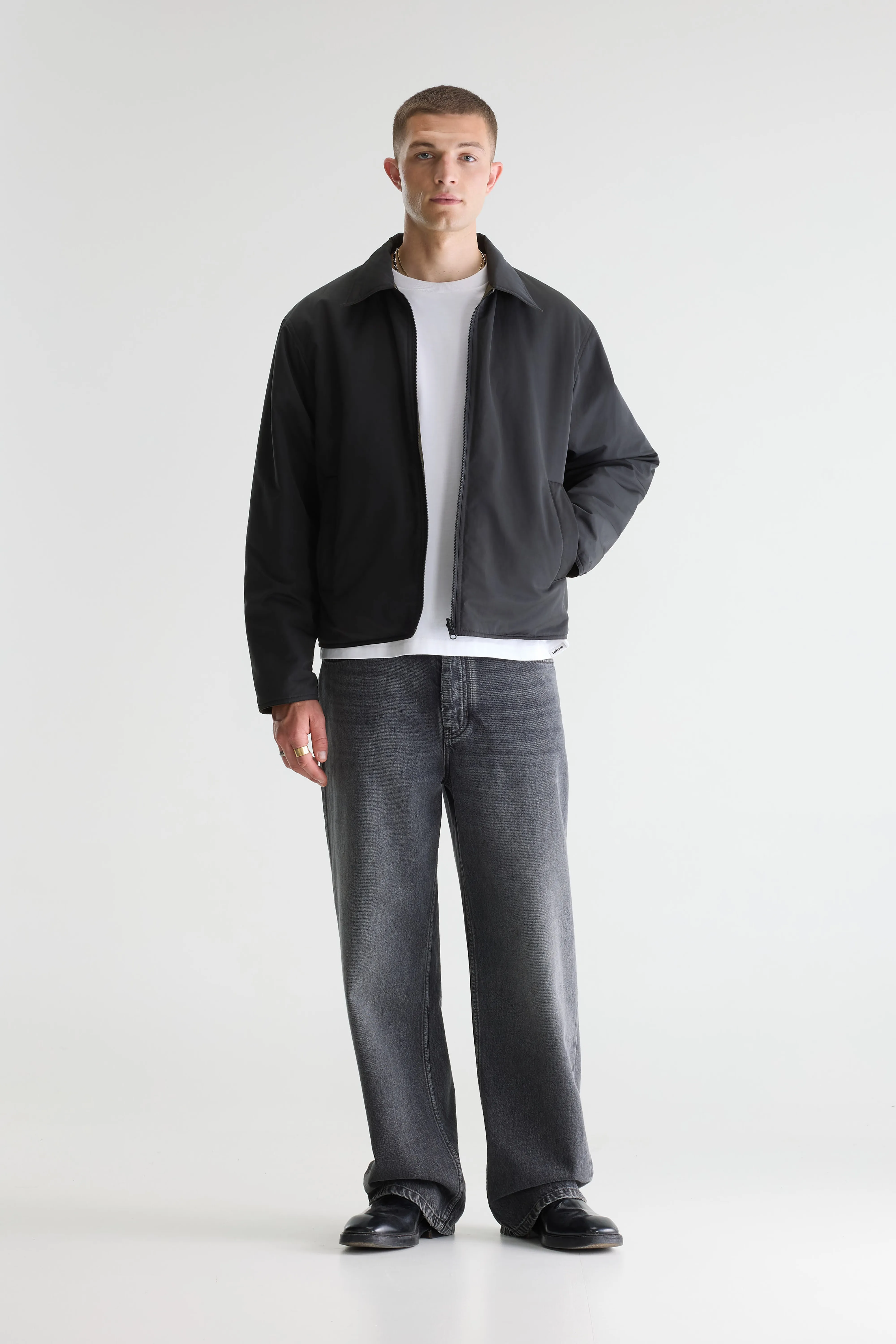Bellerose Jollie padded zip-up jacket (261 / M / METEORITE)