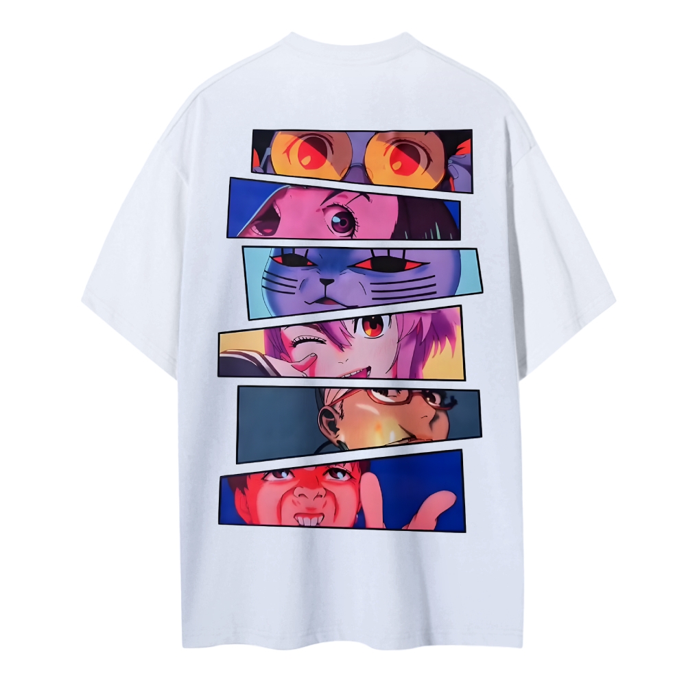 DANDADAN Cotton Unisex Round Neck Anime T-shirt TeeThreads Sustain the Scene with Custom Apparel