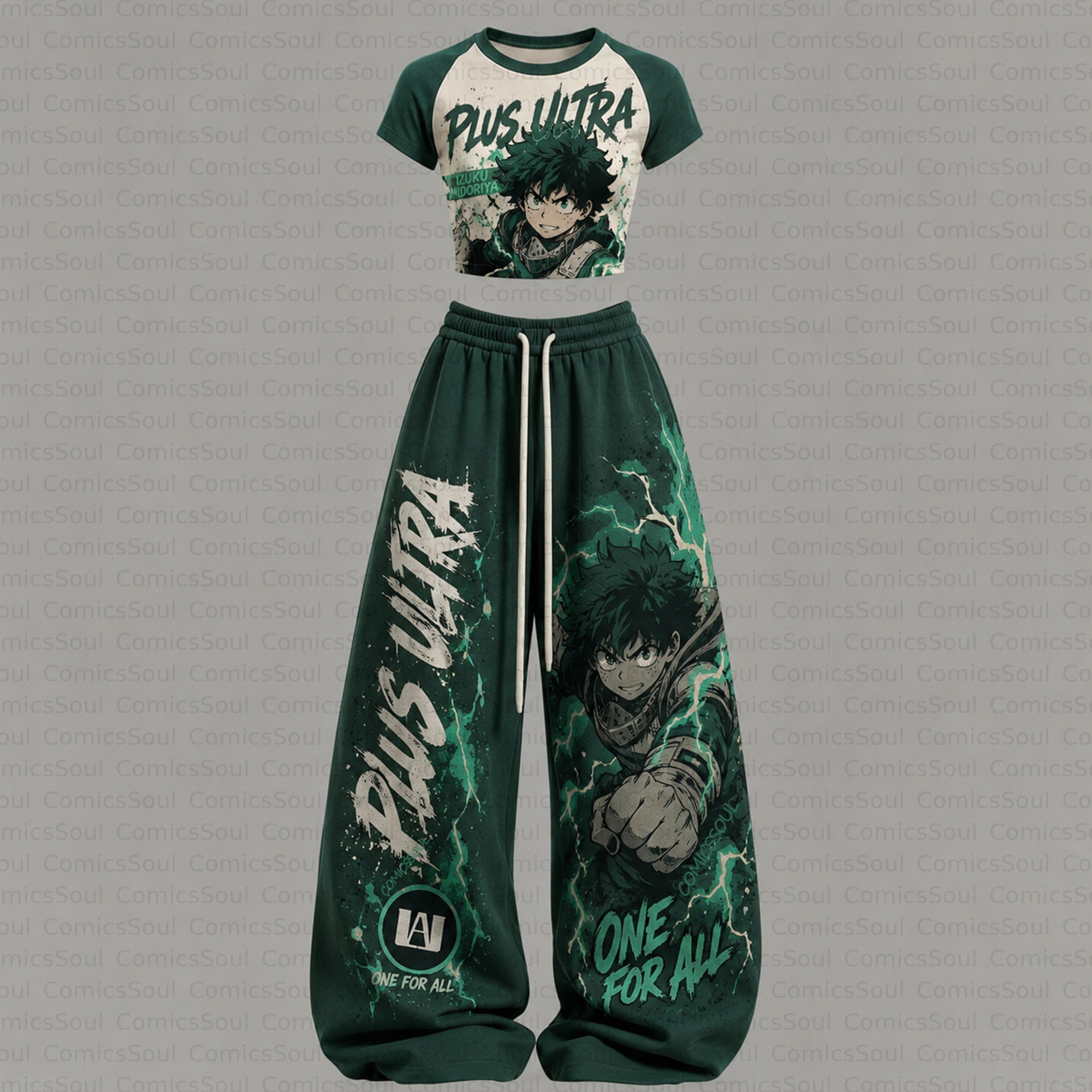 My Hero Academia T-Shirt & Elasticated Trousers Two-Piece Set