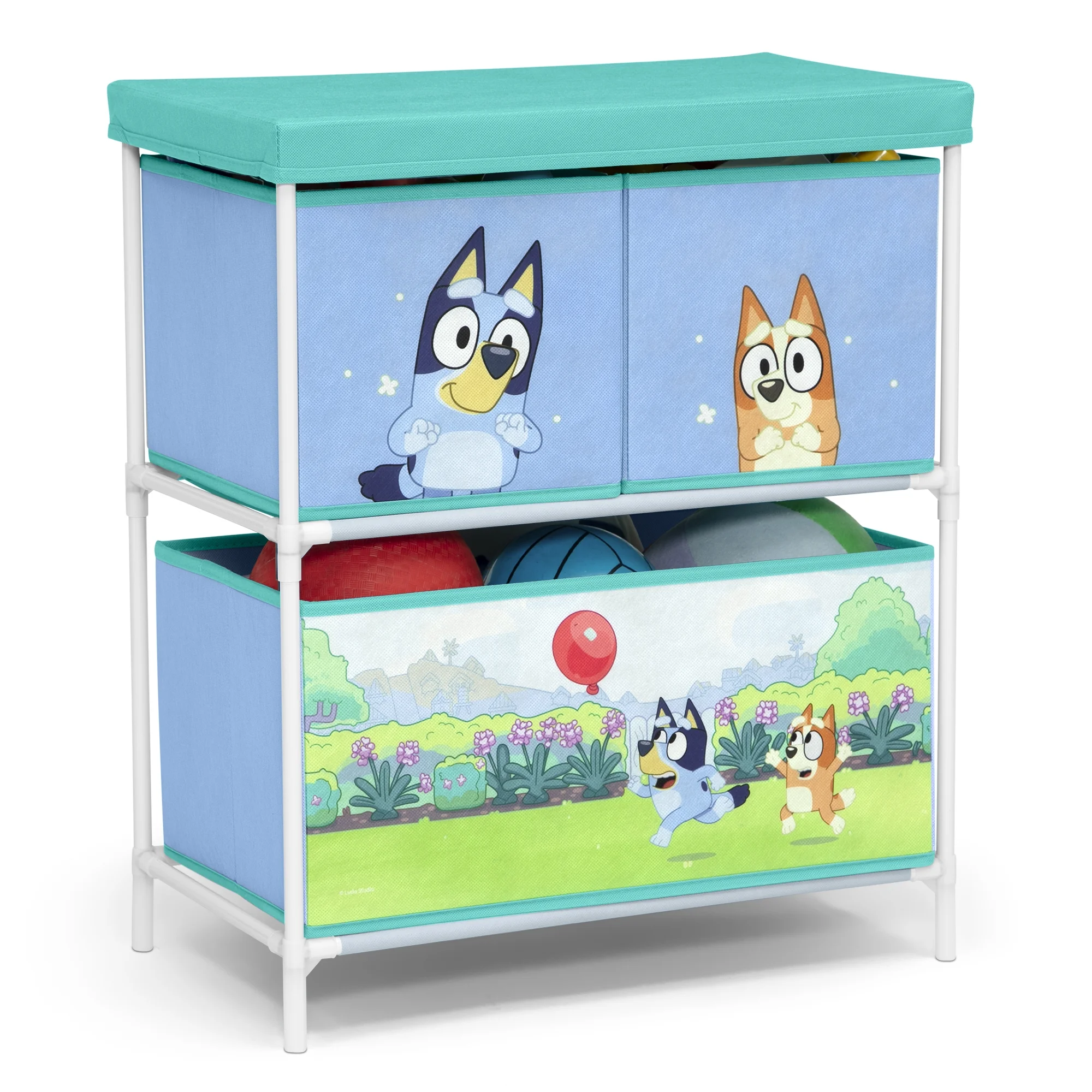 Bluey 3-Piece Toddler Bedroom Set by Delta Children, Blue - Image 8