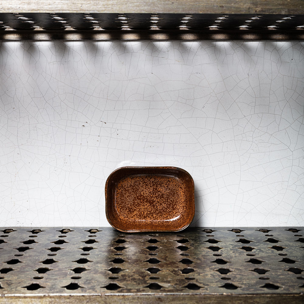 Assiette creuse en grès n°7 - Ocre