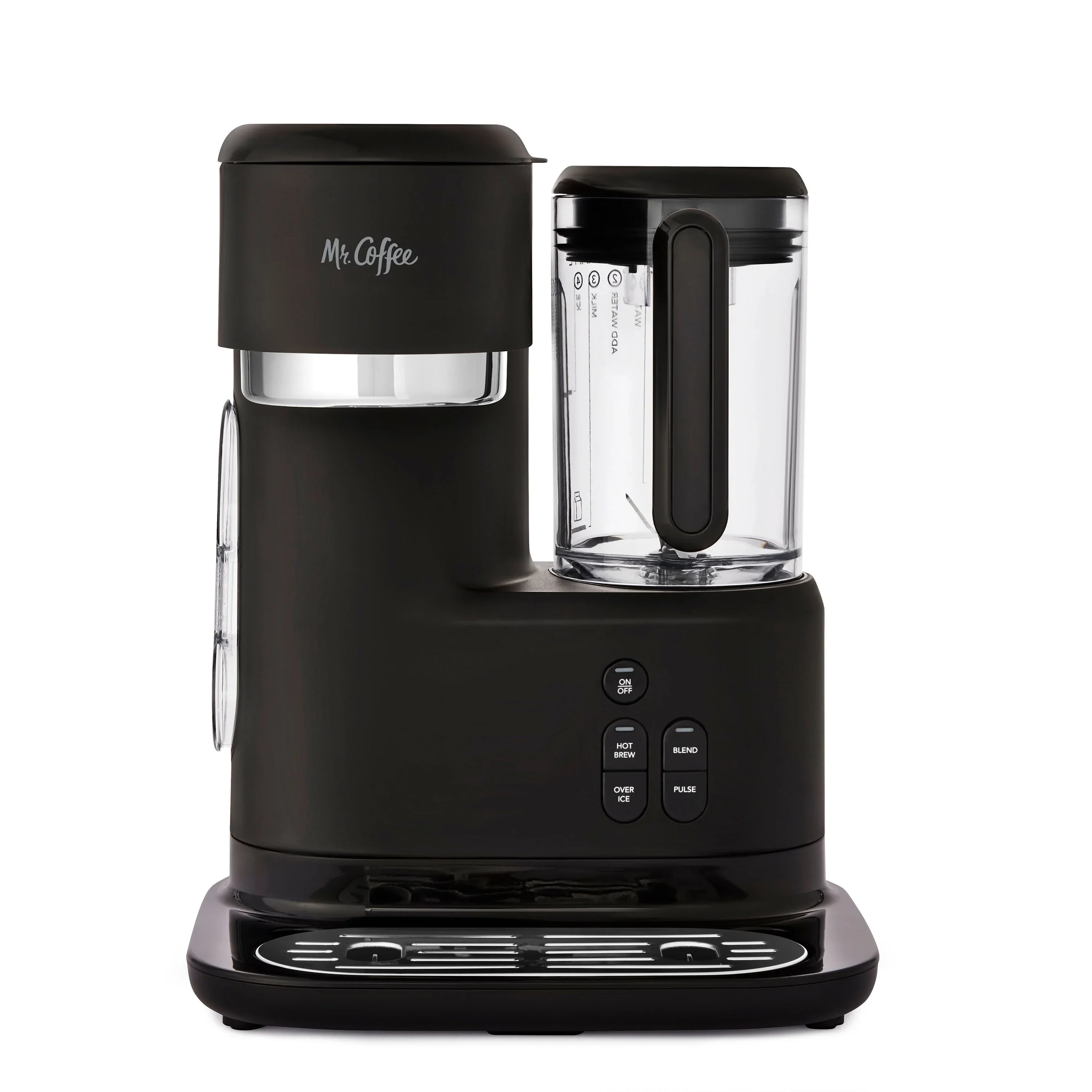 Mr. Coffee? Single-Serve Frappe?, Iced, and Hot Coffee Maker and Blender, Black with 2 To-Go Tumblers, Reusable Coffee Filter