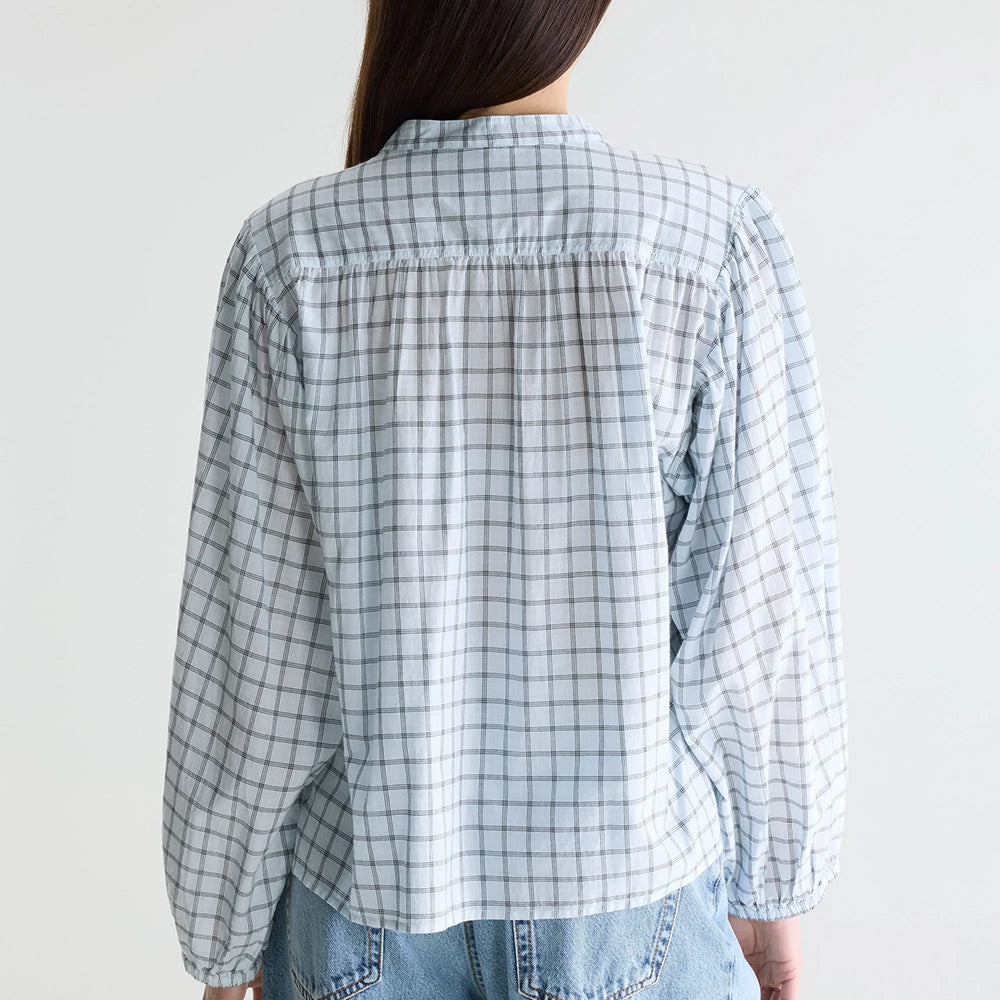 Bellerose - Blouse à carreaux Cherry - Bleu