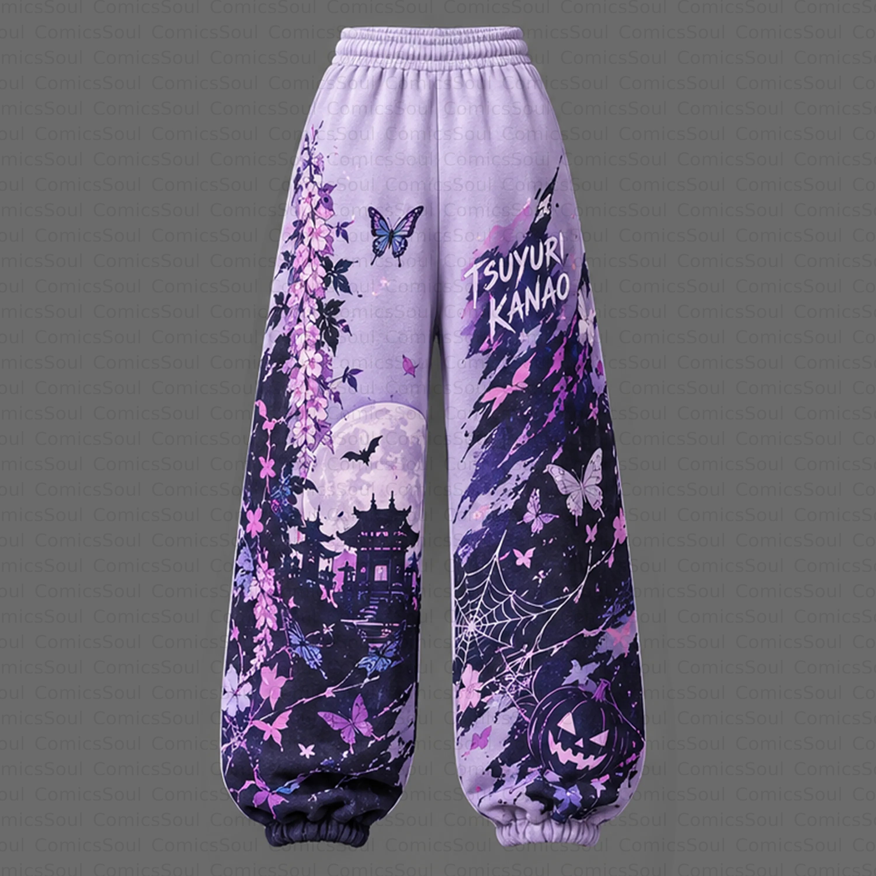Demon Slayer Cropped Long Sleeve Hoodie & High Waist Jogger Pants Two Piece TeeThreads Sustain the Scene with Custom Apparel