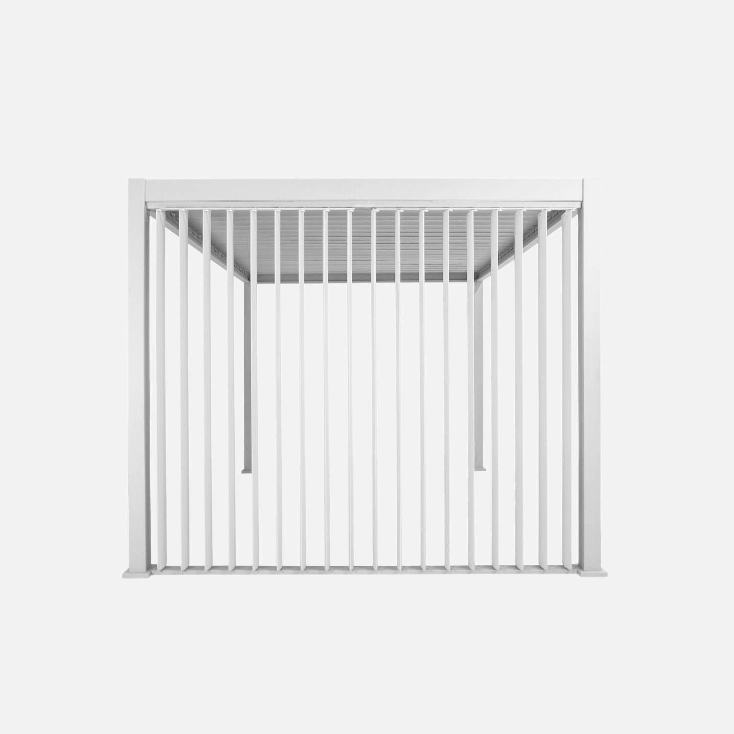 Triomphe panel vertical 3m - Panel con lamas orientables para pérgola bioclimática de aluminio, 3x3m V2 4x3m 6x3m
