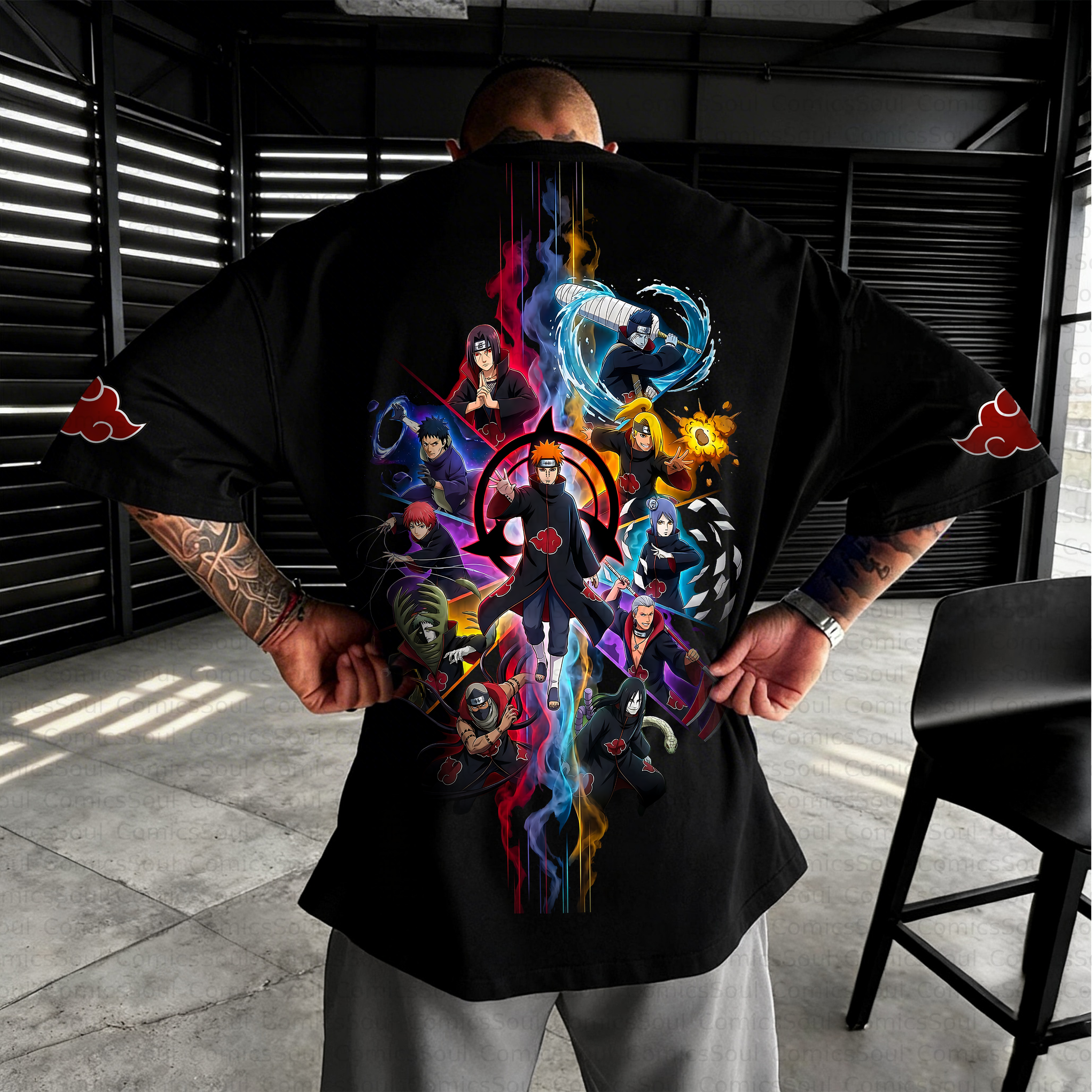 Unisex Anime Inspired Vintage T-Shirt