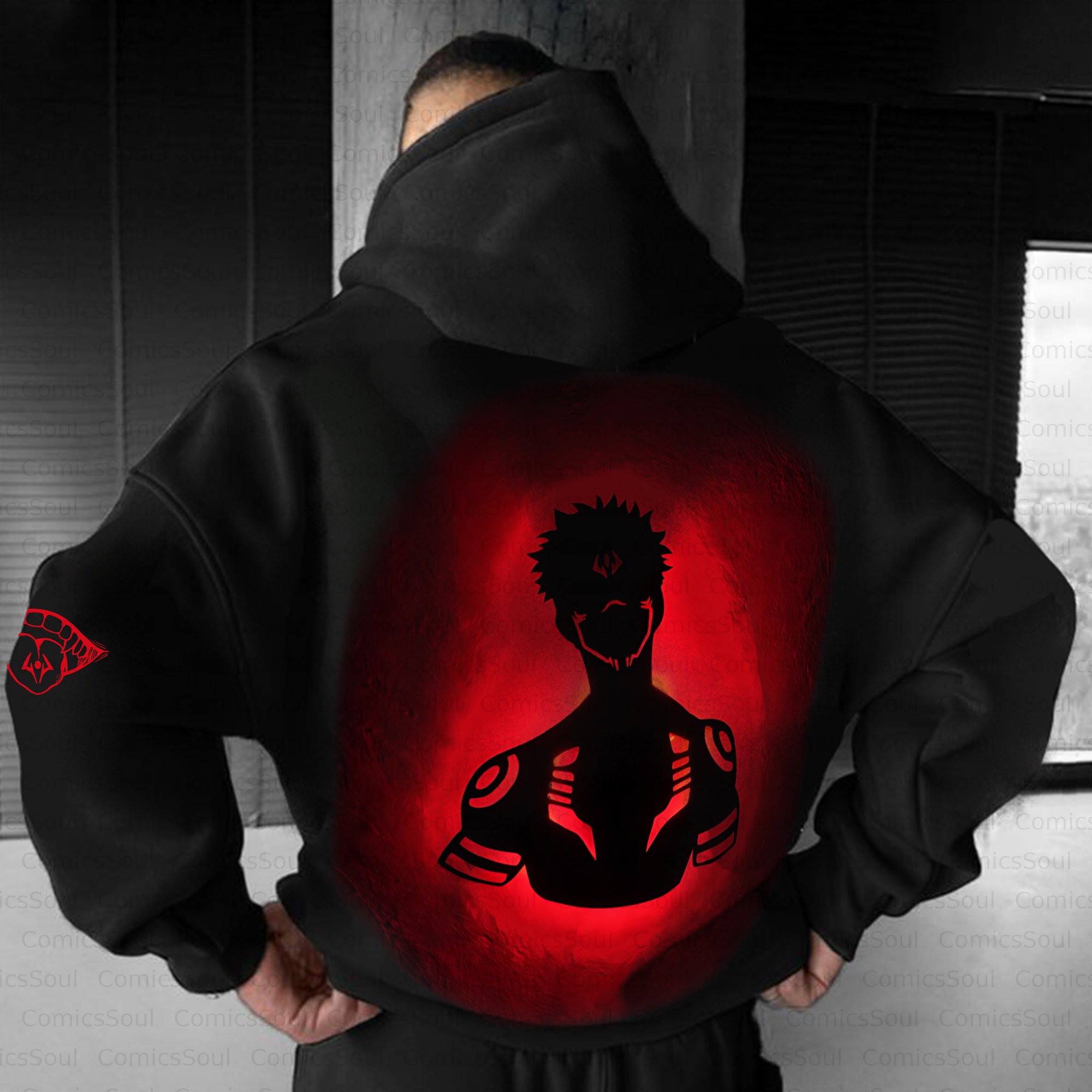 Unisex Anime Inspired Vintage Plush Hoodie