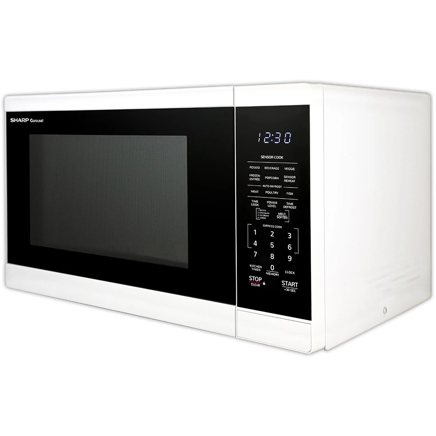 Sharp 1.4 - Cu. Ft. Countertop Microwave Oven in Black