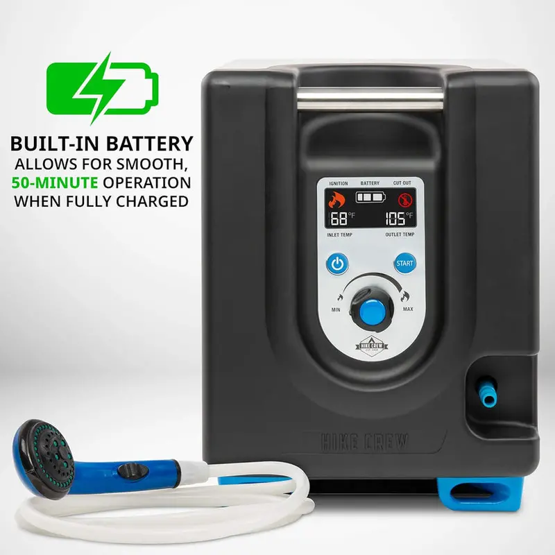 Portable Propane Water Heater And Shower Pump With LCD Display And Carry Case - Image 4 Portable Propane Water Heater And Shower Pump With LCD Display And Carry Case - Image 4
