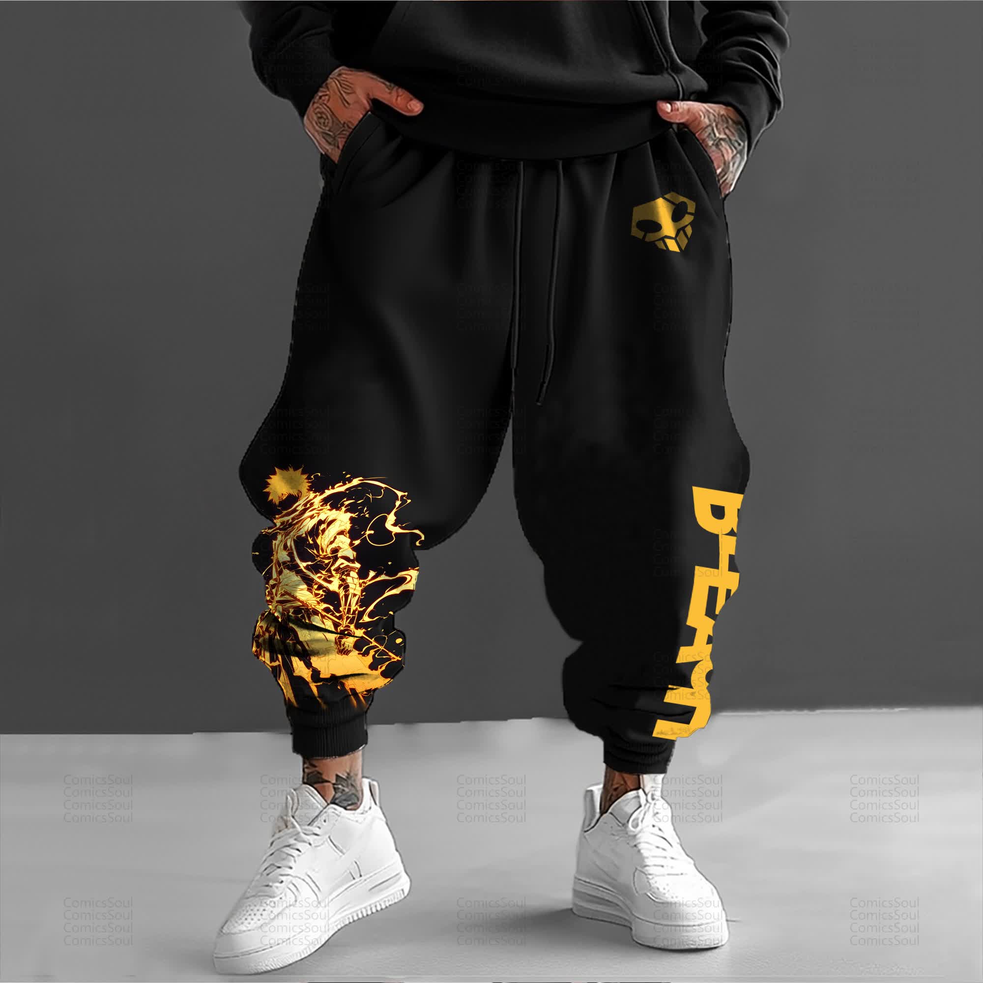 Unisex Anime Inspired Vintage Pants丨Comicssoul