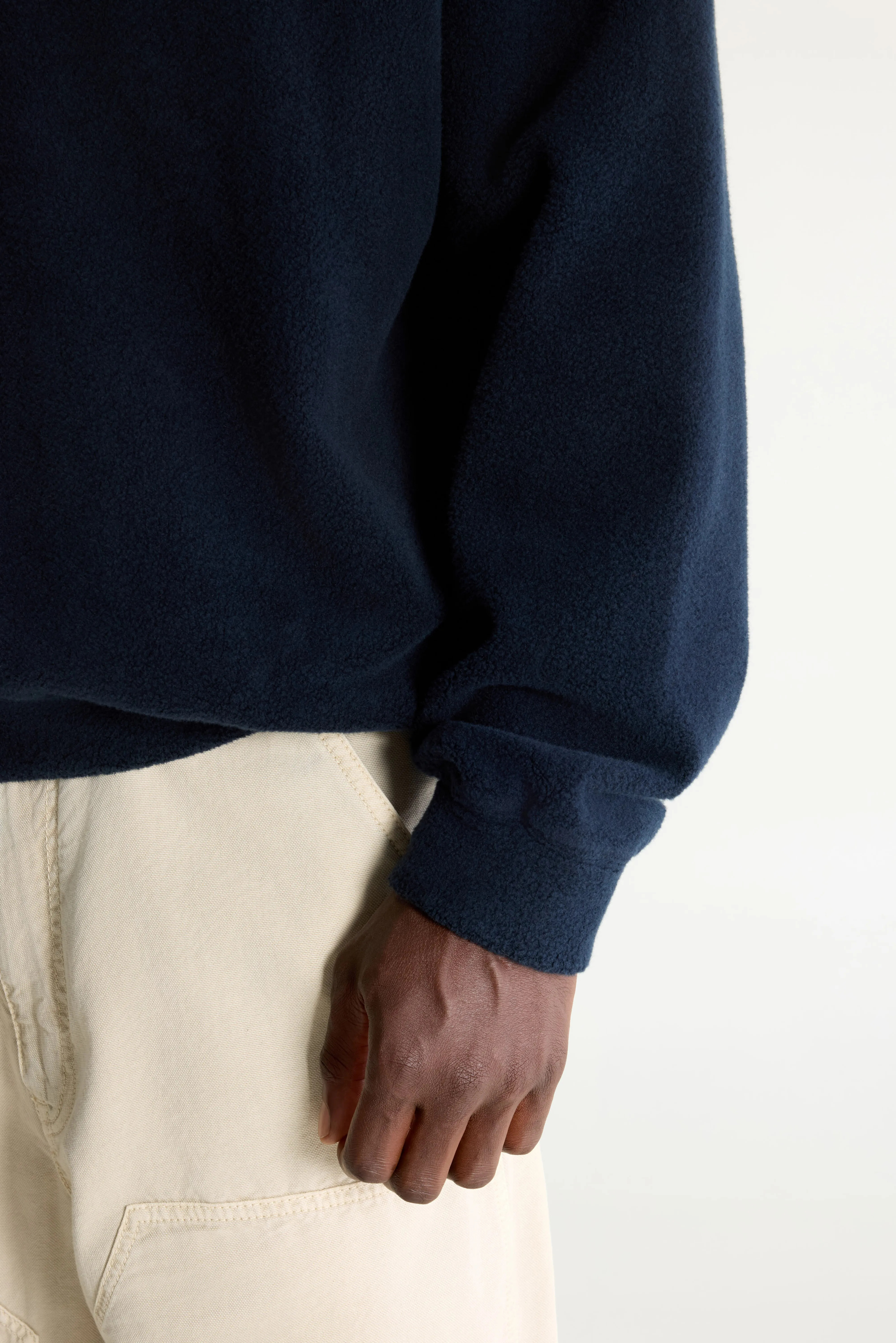 Bellerose Maber zipped-collar sweatshirt (261 / M / PARKER)